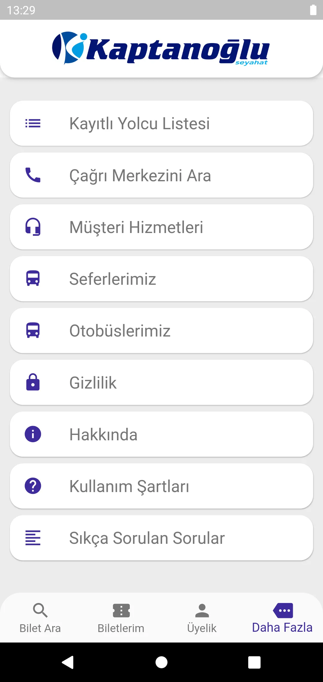 Kaptanoğlu Seyahat | Indus Appstore | Screenshot