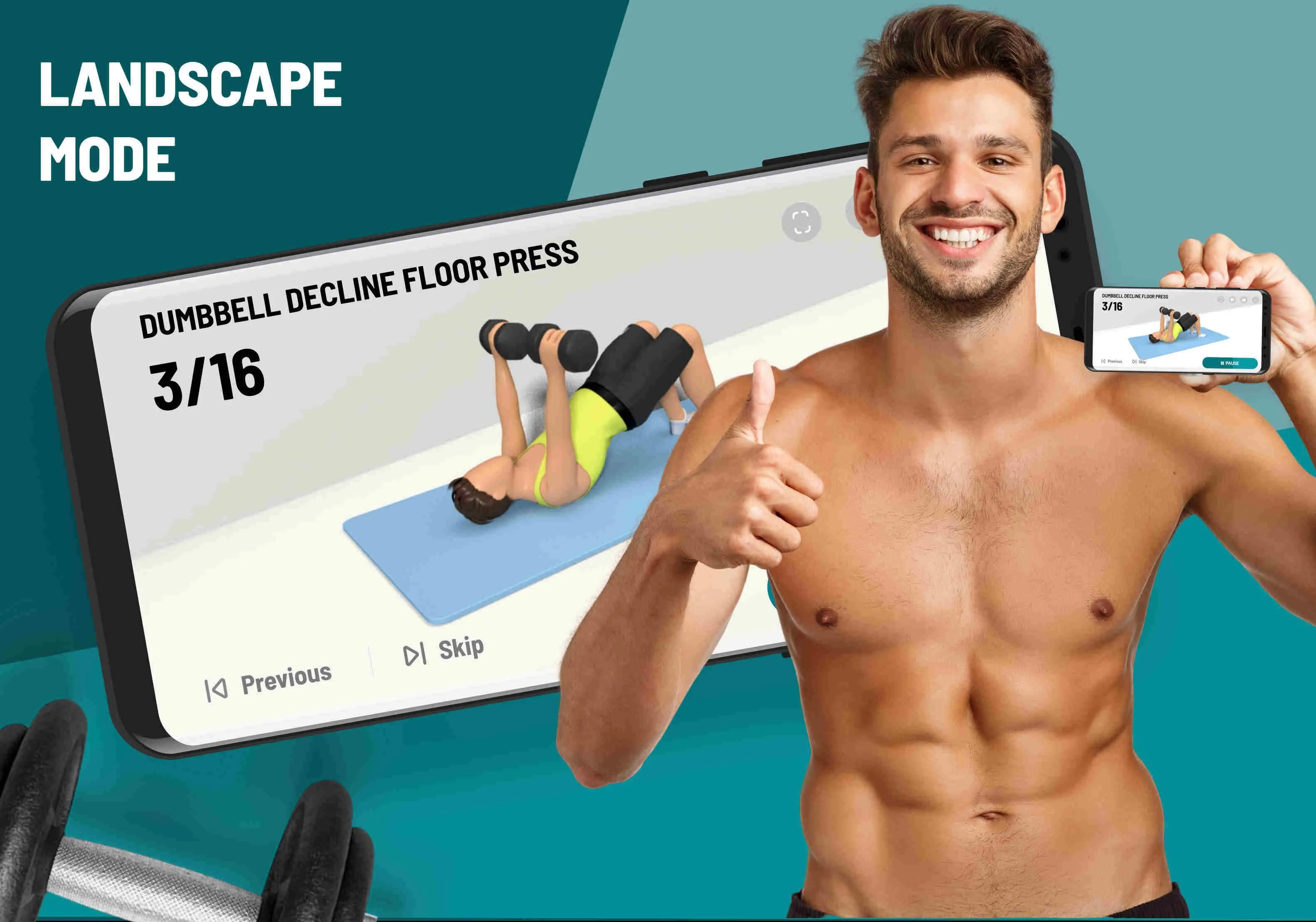 Dumbbell Workout at Home | Indus Appstore | Screenshot