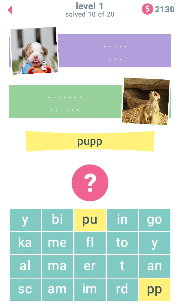 2 Clues: Words and Syllables | Indus Appstore | Screenshot