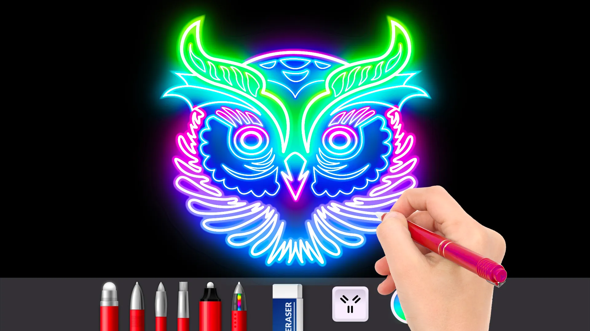 Doodle Master - Glow Art | Indus Appstore | Screenshot