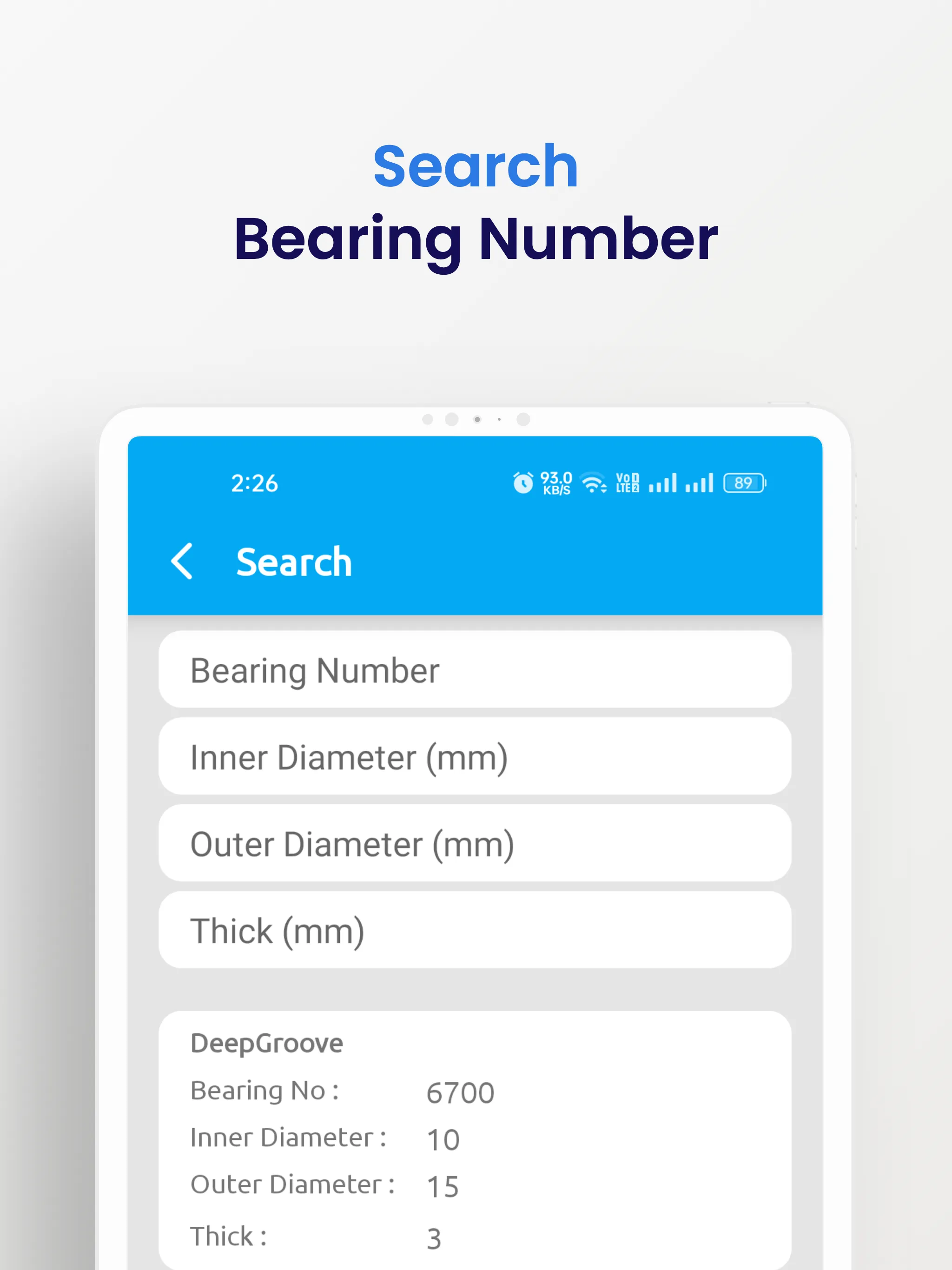 BearinGO - Bearing Catalog | Indus Appstore | Screenshot