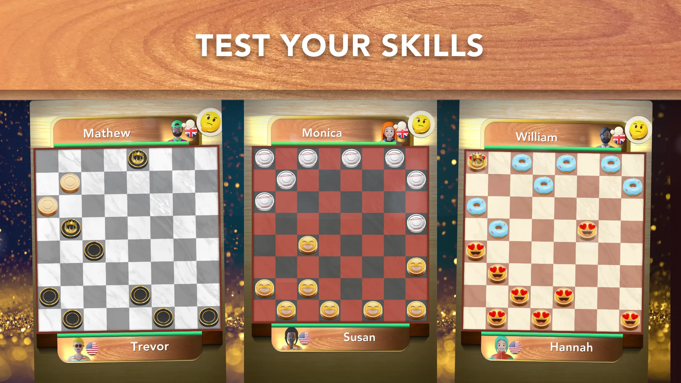 Checkers Online & Offline Game | Indus Appstore | Screenshot