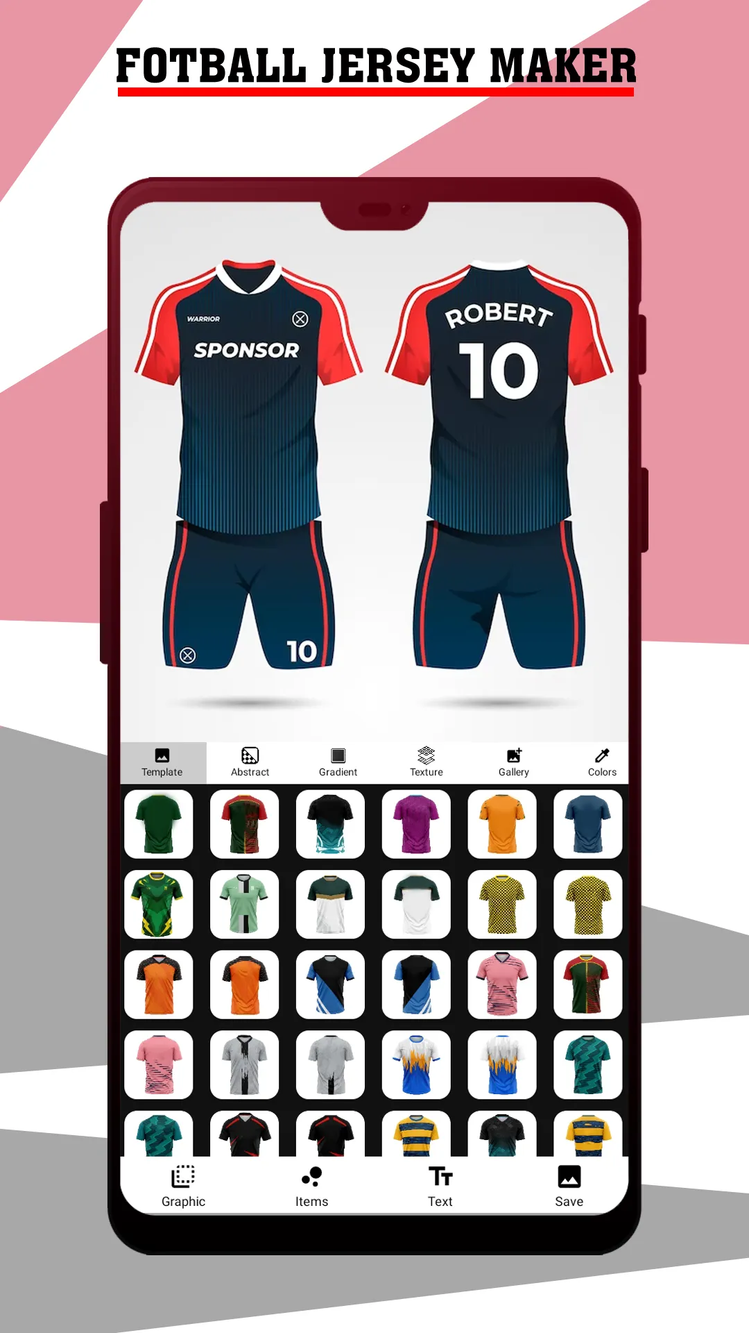 Football Jersey Maker | Indus Appstore | Screenshot