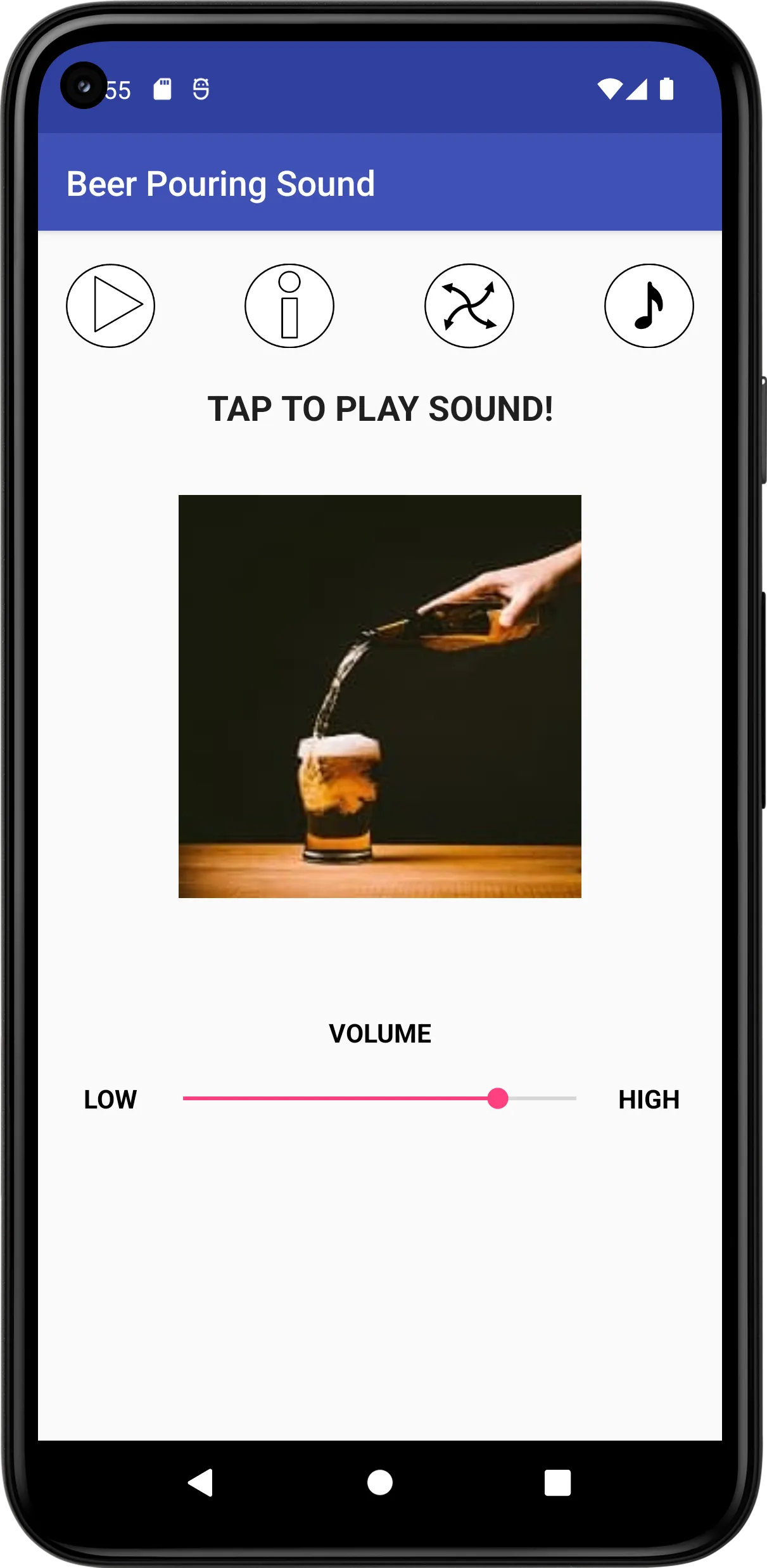 Beer Pouring Sound | Indus Appstore | Screenshot