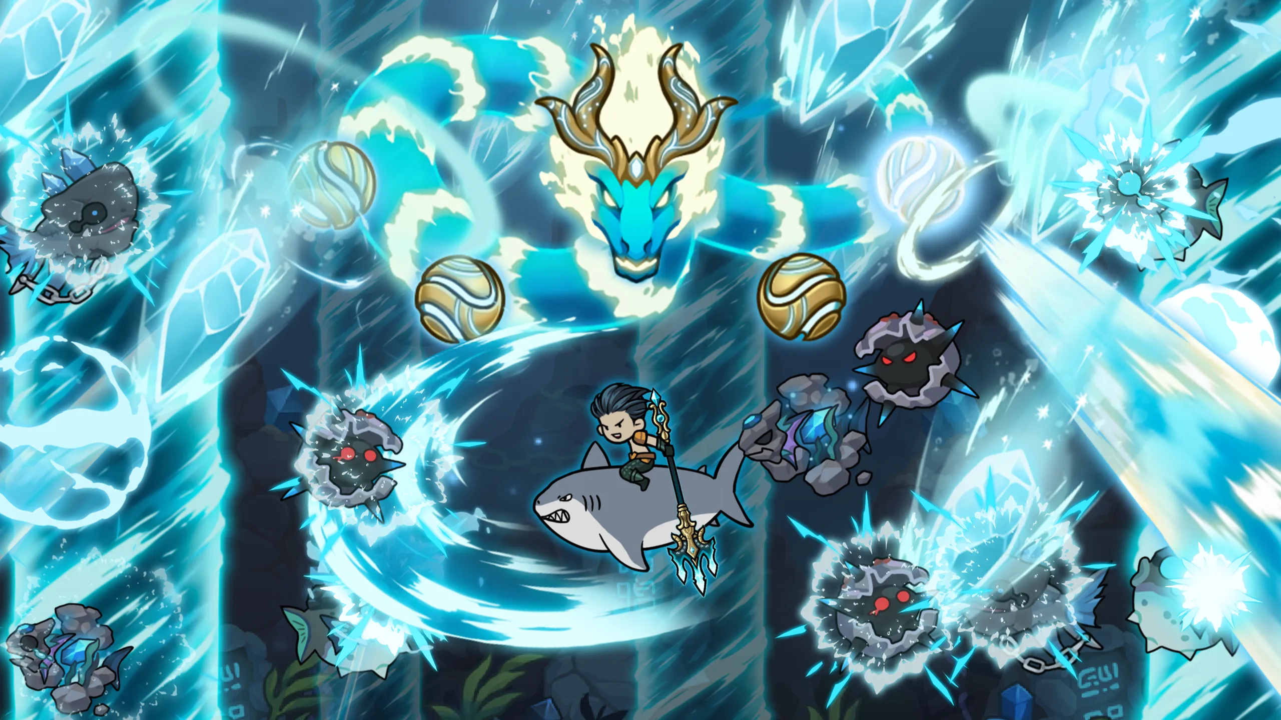 Raising Poseidon: Idle RPG | Indus Appstore | Screenshot