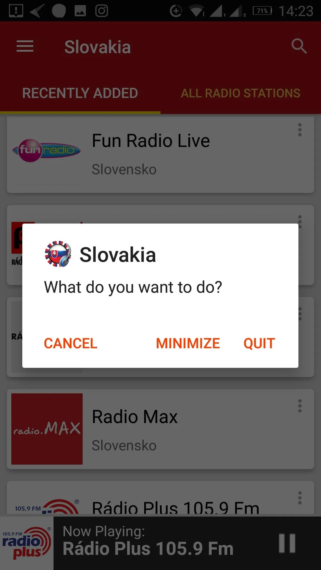 Slovakian Radio Stations | Indus Appstore | Screenshot