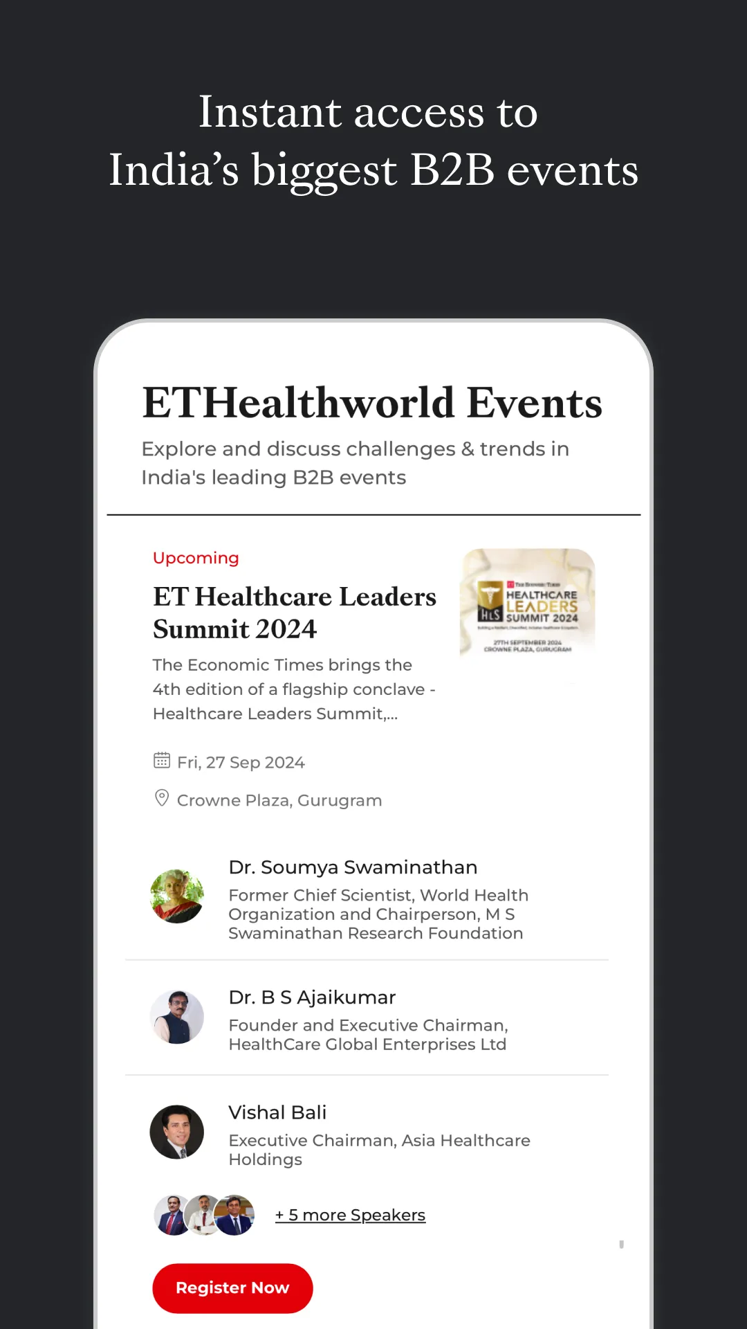 ETHealthWorld | Indus Appstore | Screenshot