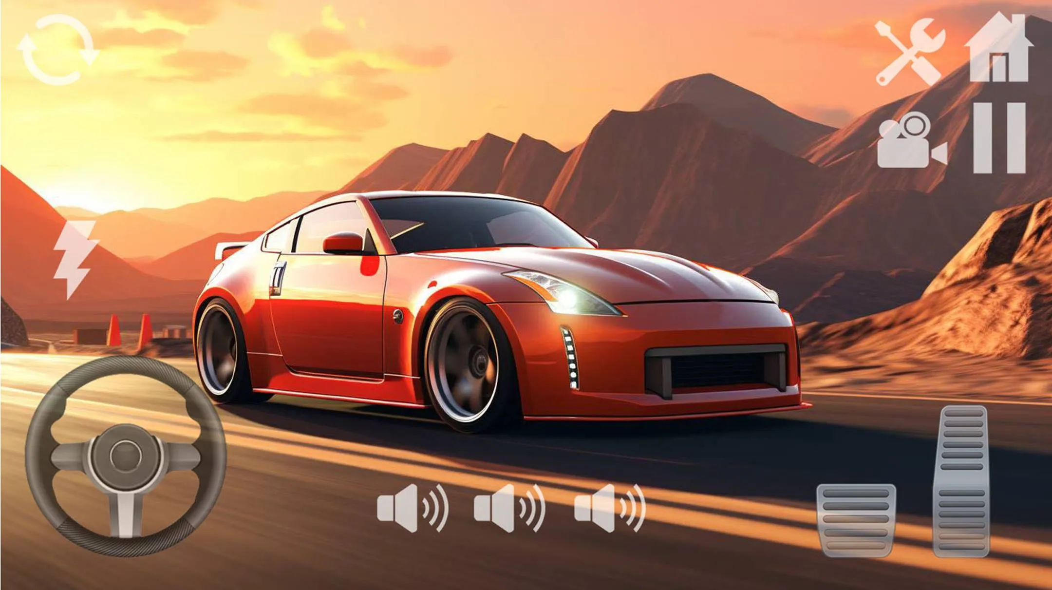 350Z Driving Simulator | Indus Appstore | Screenshot