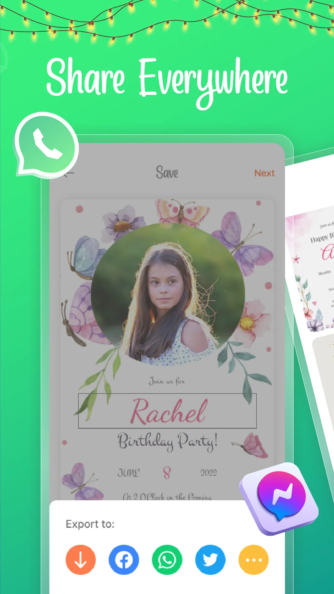 Stylish Invitation Card Maker | Indus Appstore | Screenshot