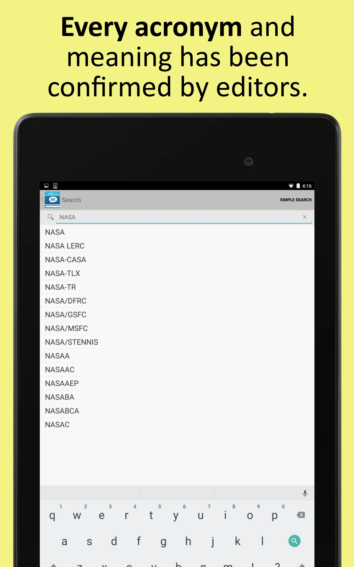 Acronyms and Abbreviations | Indus Appstore | Screenshot