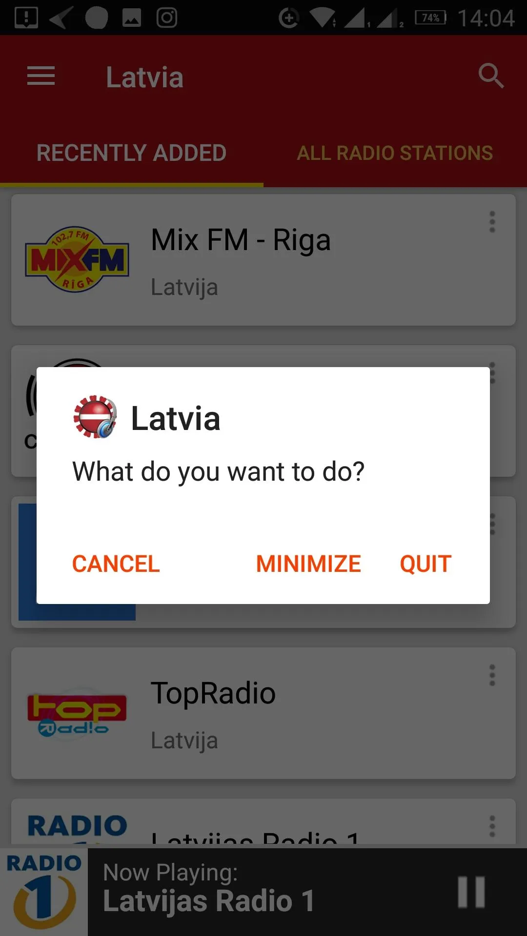 Latvian Radio Stations | Indus Appstore | Screenshot