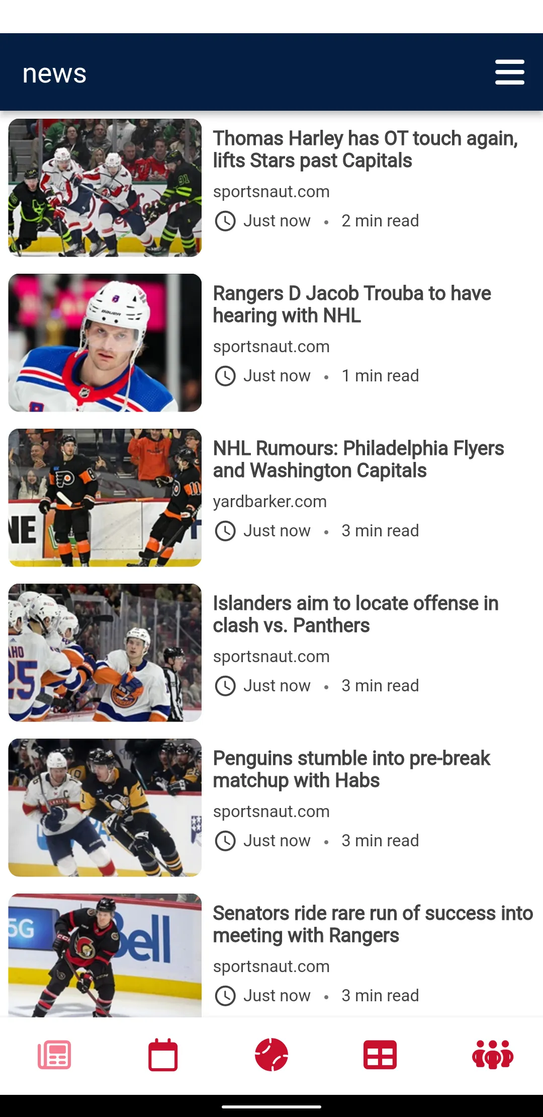 Washington Hockey | Indus Appstore | Screenshot