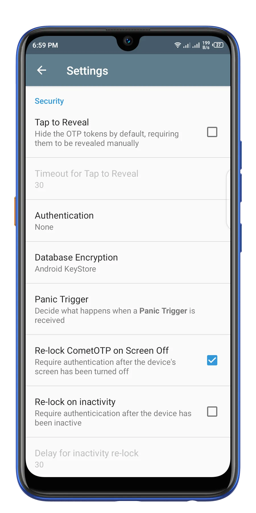 CometOTP - 2FA Authenticator | Indus Appstore | Screenshot