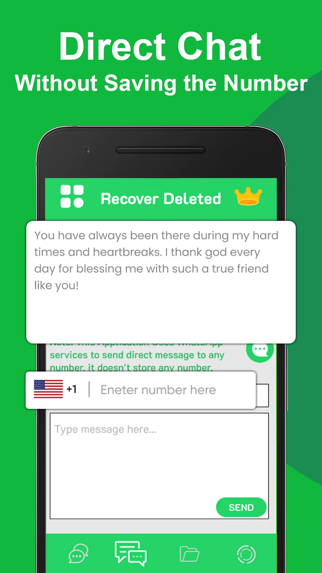 WAMR Deleted Messages Recovery | Indus Appstore | Screenshot