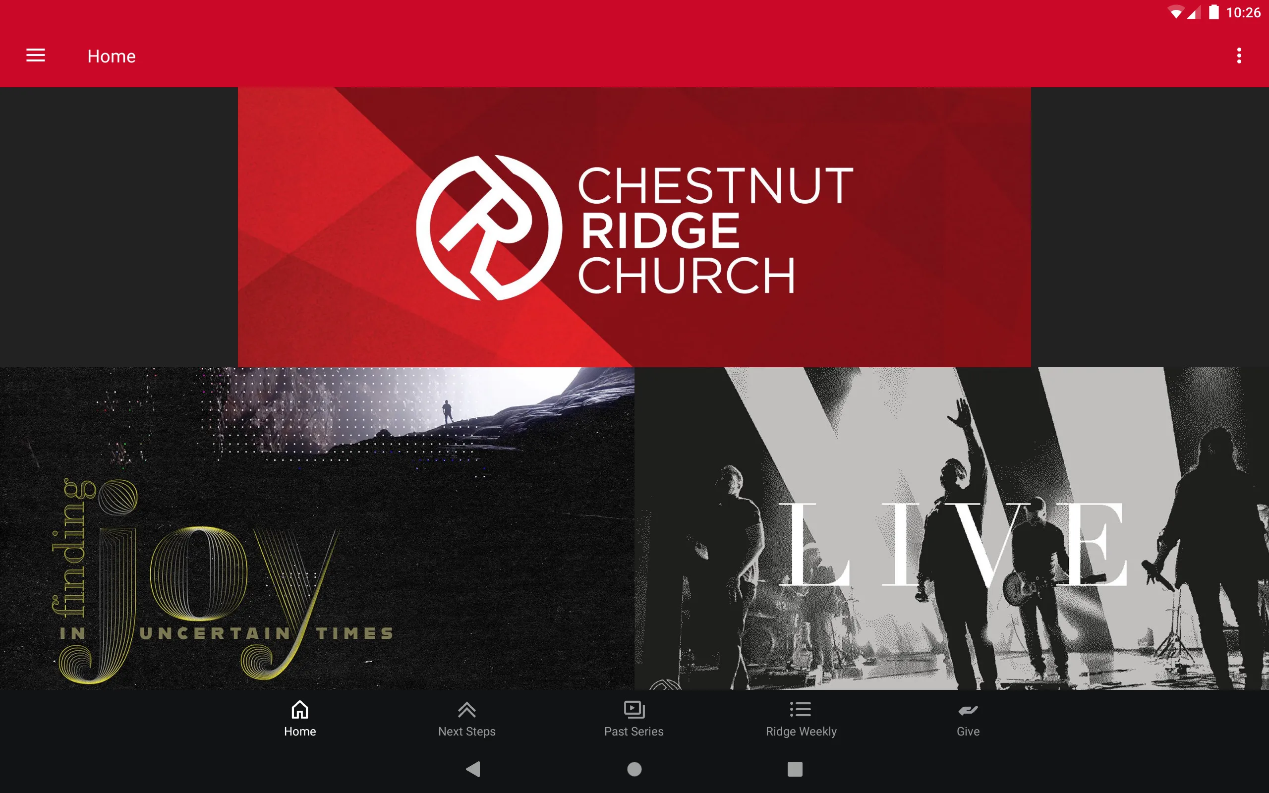 Chestnut Ridge Church | Indus Appstore | Screenshot