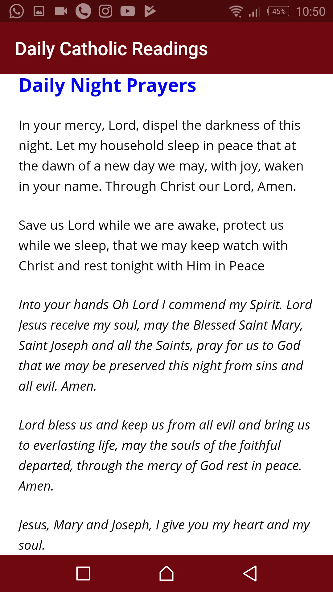 Daily Catholic Readings, Refle | Indus Appstore | Screenshot