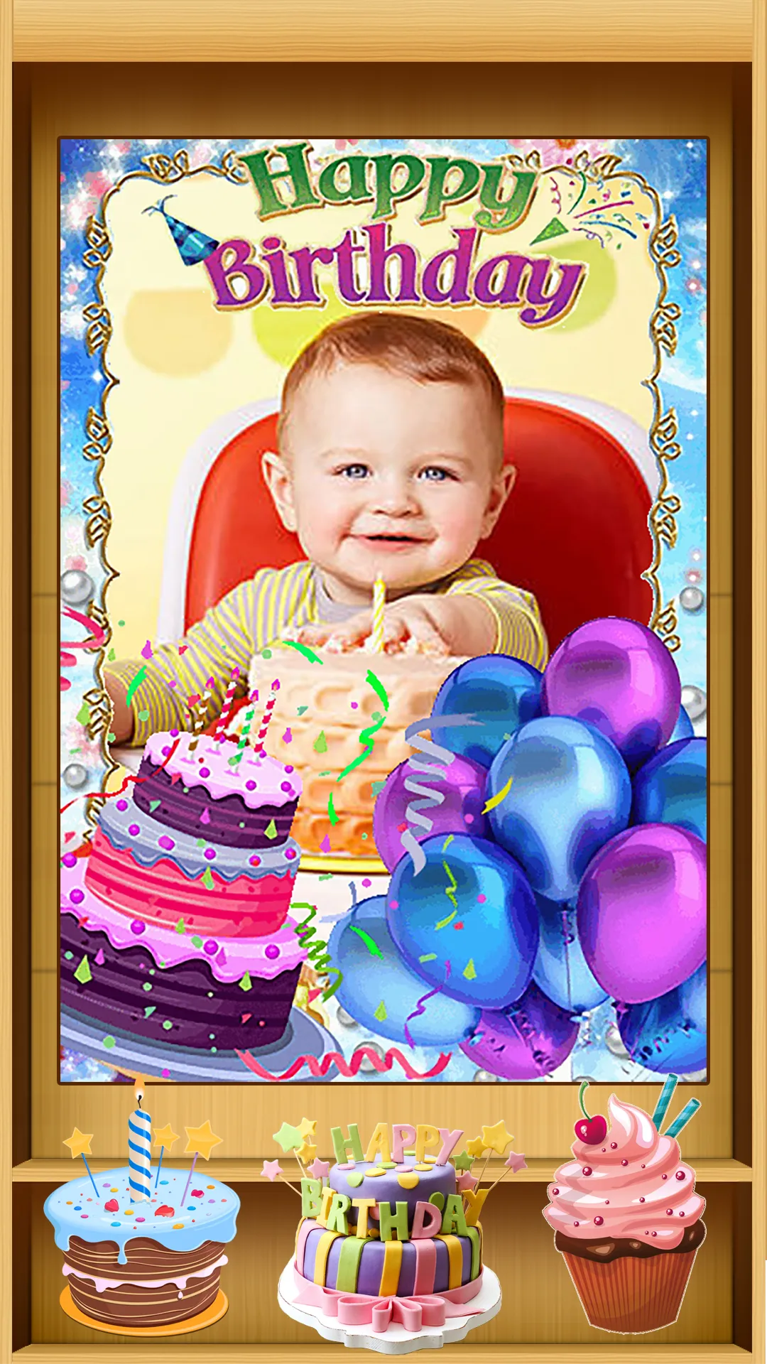 Happy Birthday Frames | Indus Appstore | Screenshot