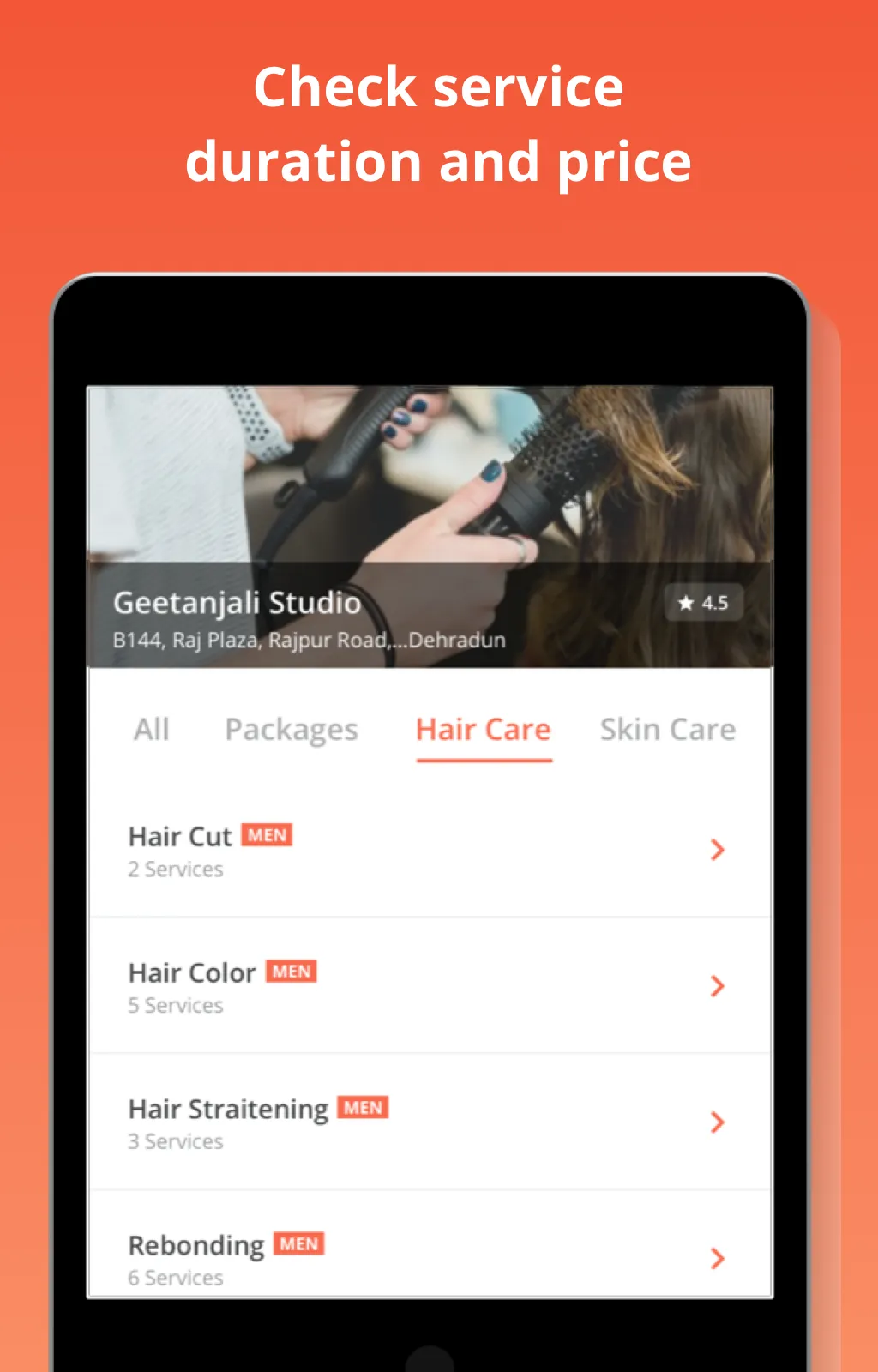Nearz : Book your nearby salon | Indus Appstore | Screenshot
