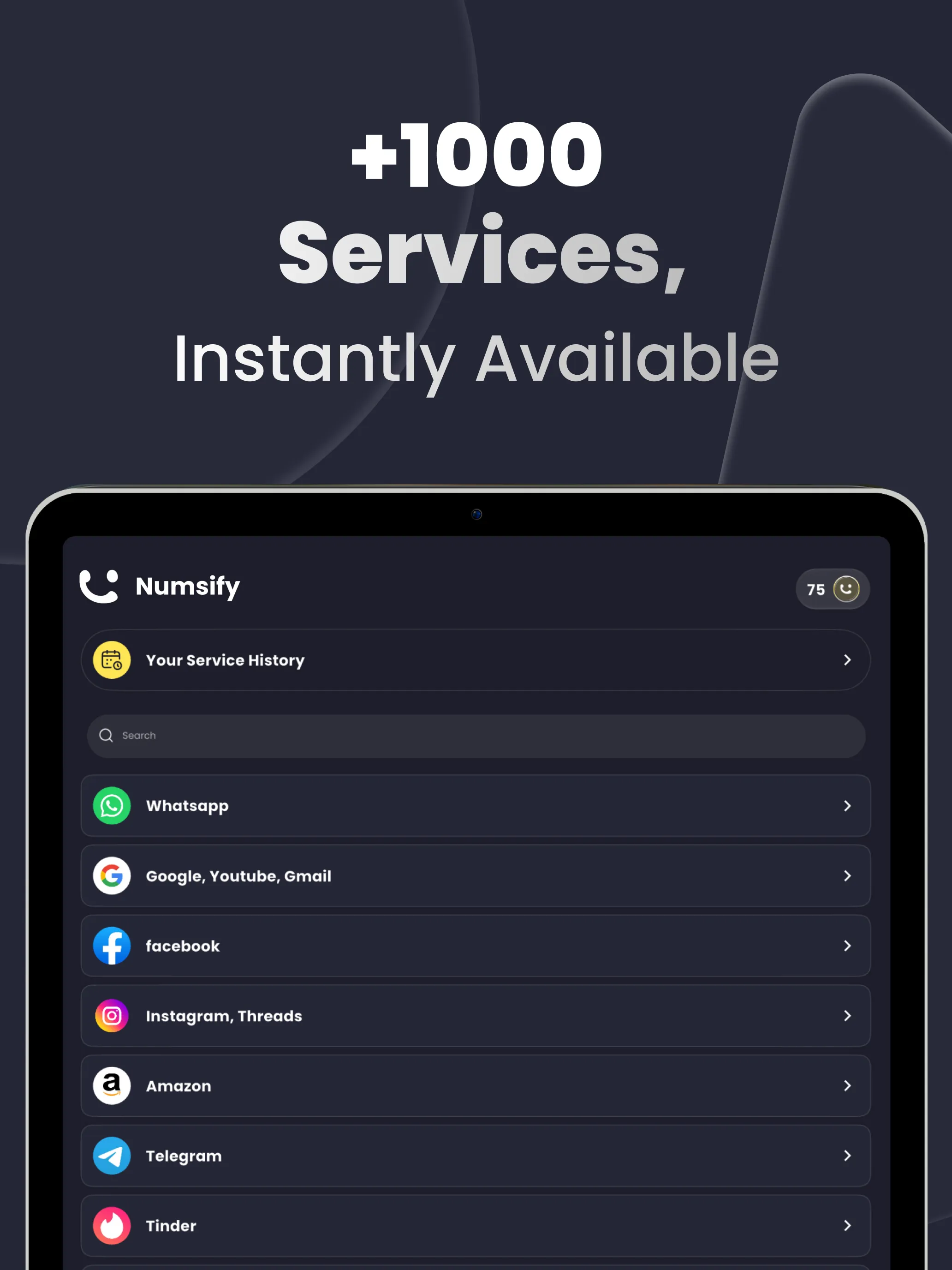 Numsify- Virtual Number | Indus Appstore | Screenshot