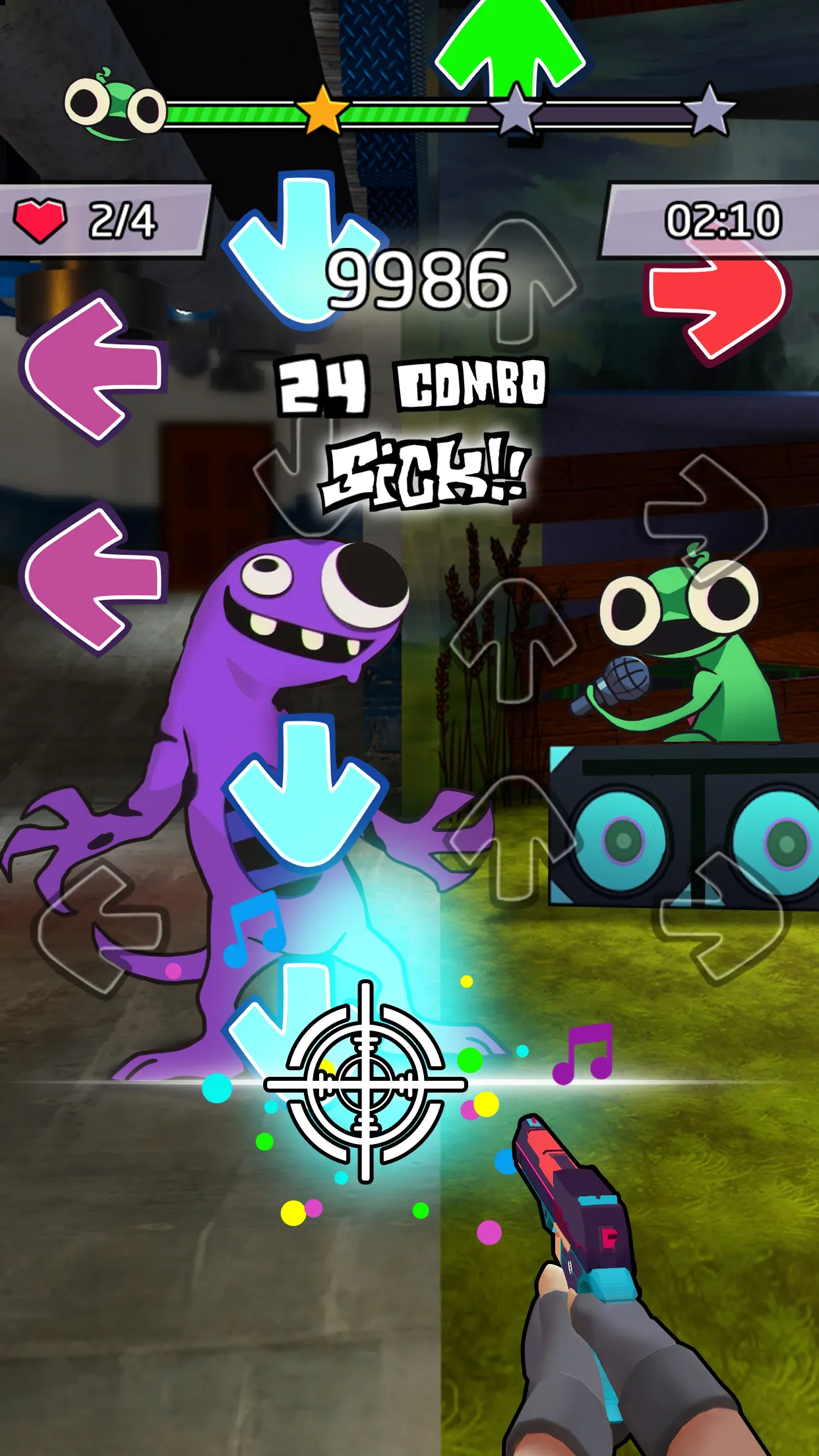 Beat Shooter Night: Rap Battle | Indus Appstore | Screenshot