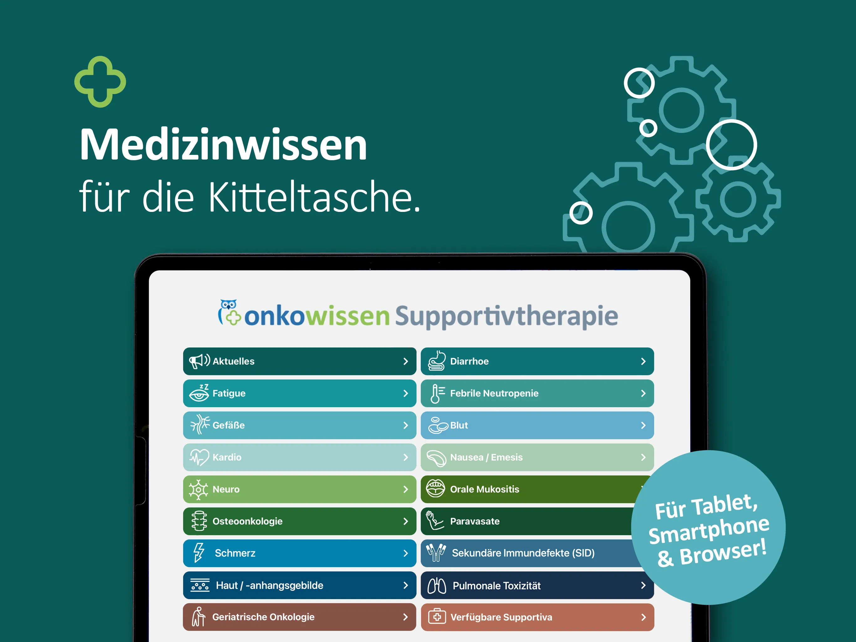 Supportivtherapie onkowissen | Indus Appstore | Screenshot