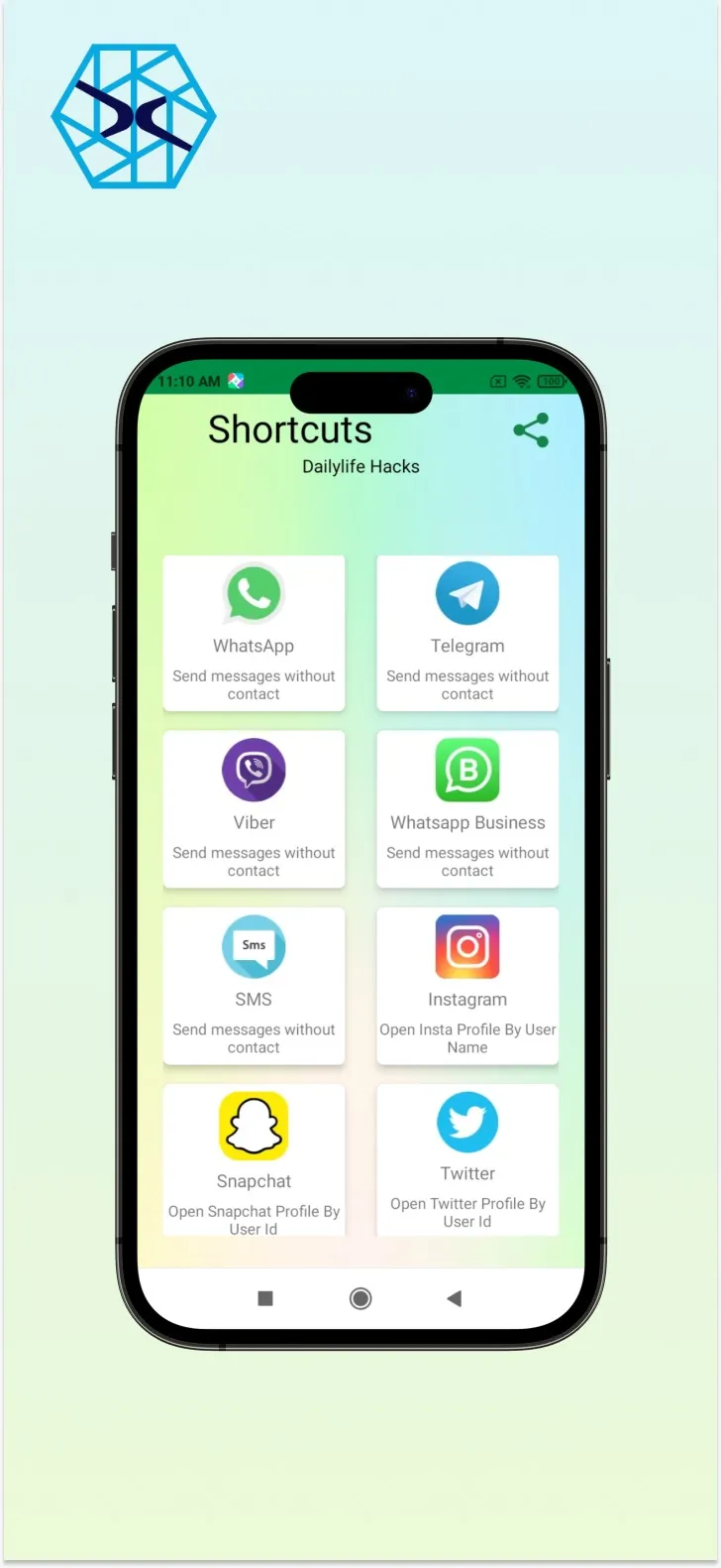 Shortcut: Instant chat | Indus Appstore | Screenshot