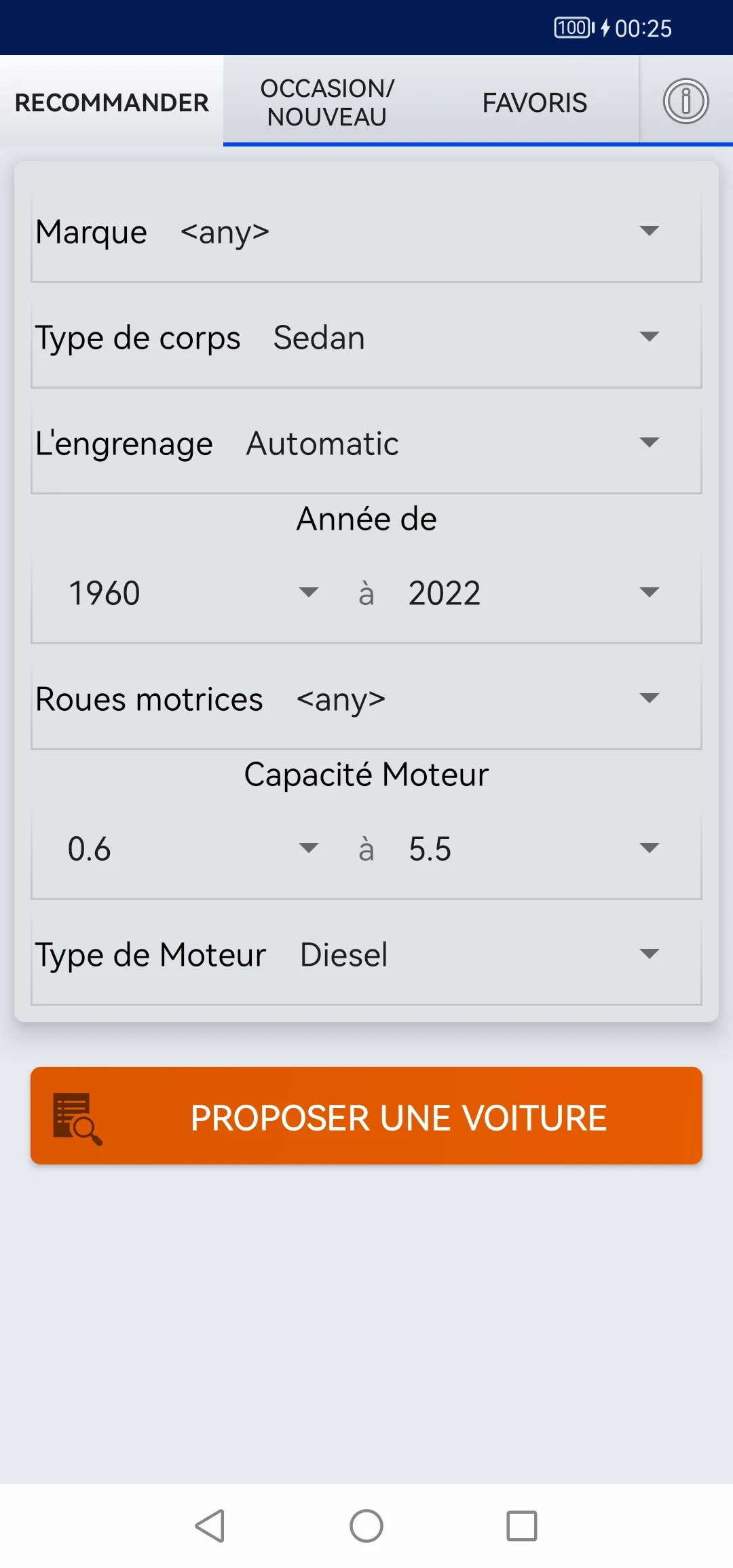 Voiture d'occasion France | Indus Appstore | Screenshot