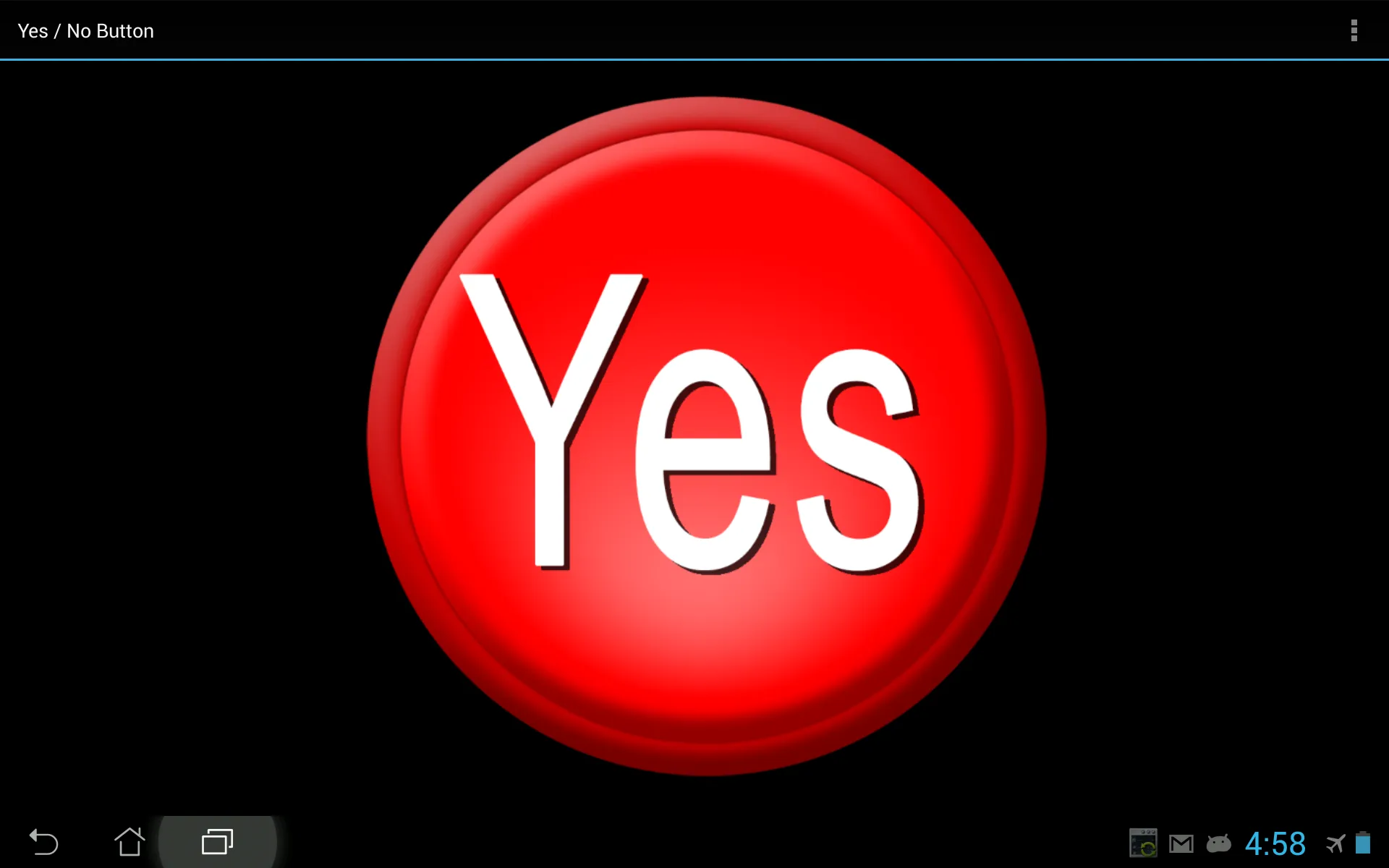 Yes / No Button | Indus Appstore | Screenshot