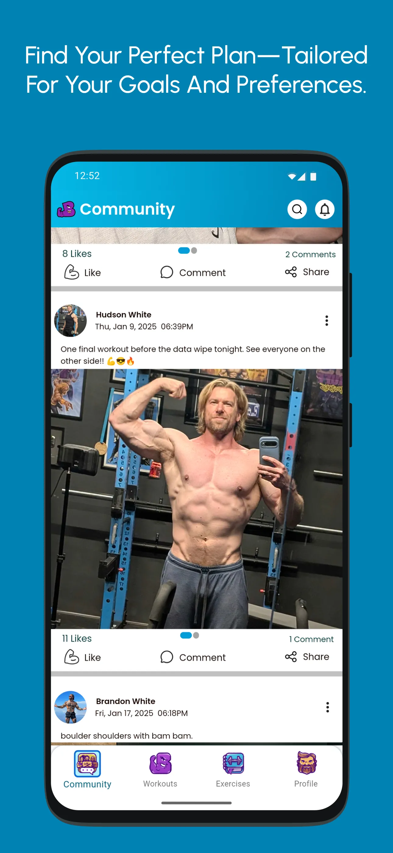 BUFF | Gym Workout Tracker | Indus Appstore | Screenshot