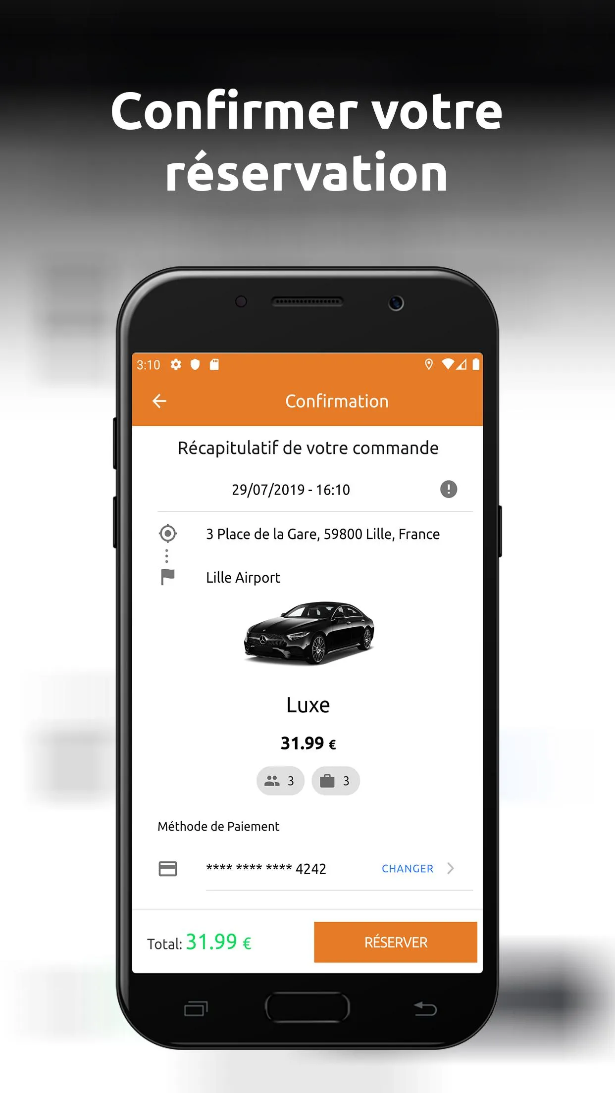 OhCab : Réserver Un Chauffeur  | Indus Appstore | Screenshot