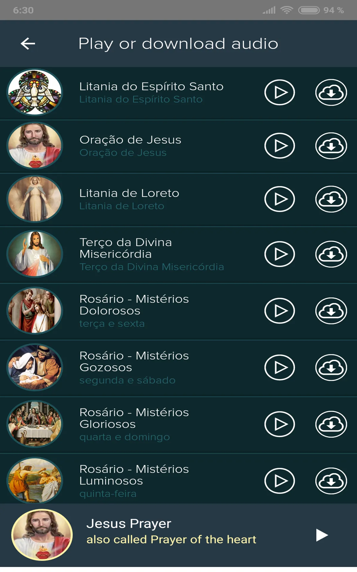 Rosary and prayers audio | Indus Appstore | Screenshot