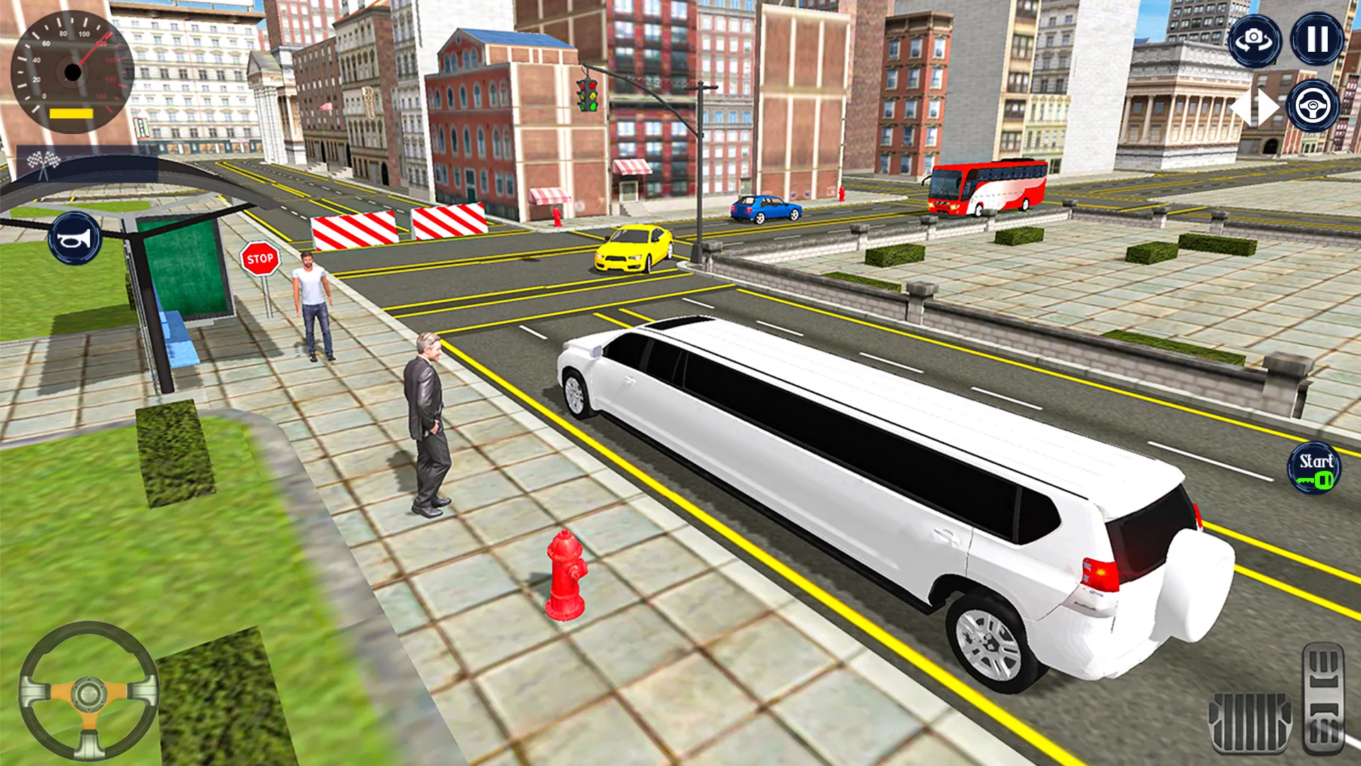 Car driving limousine car game | Indus Appstore | Screenshot