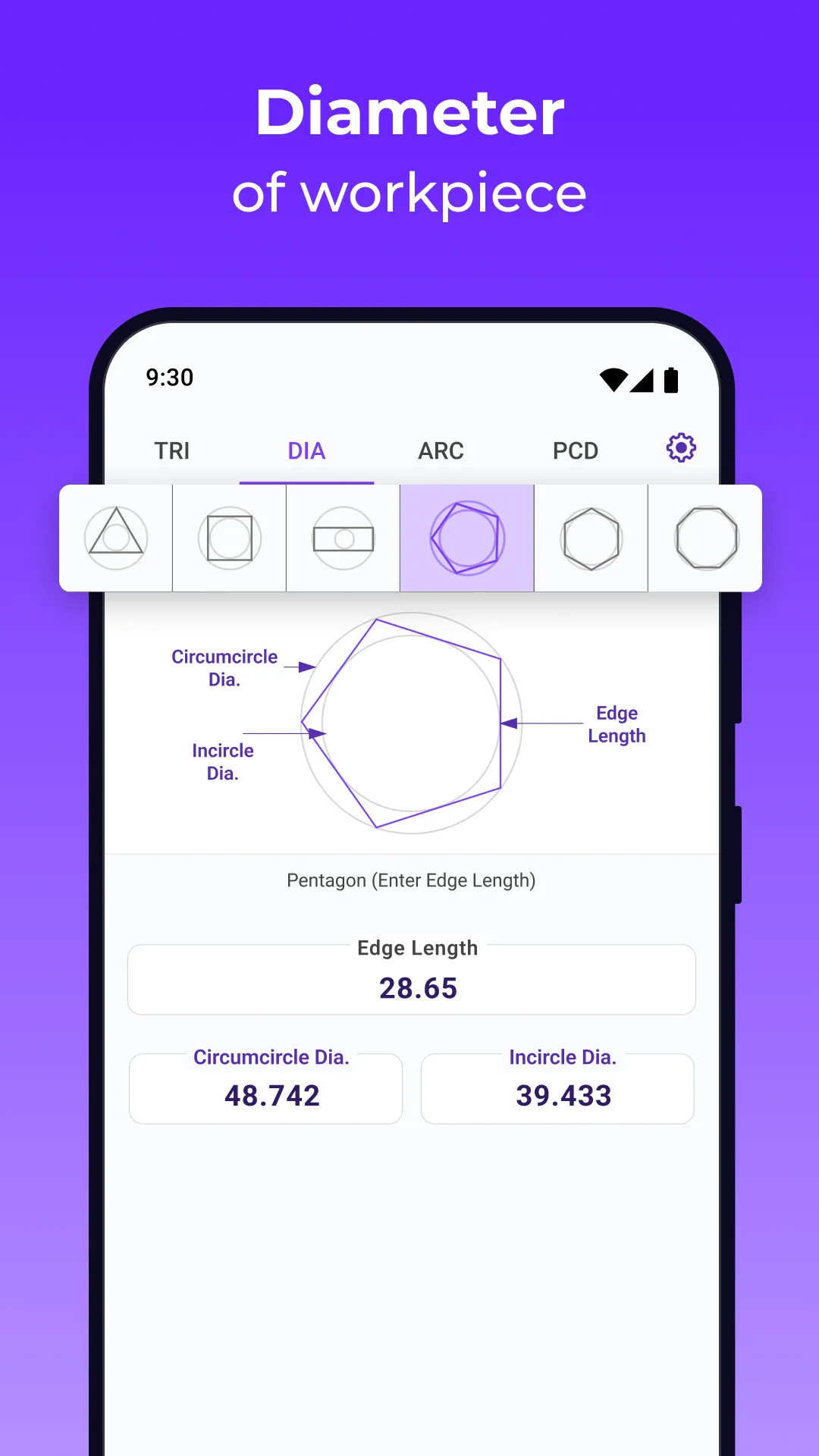 Angle Finder - Trig Calculator | Indus Appstore | Screenshot
