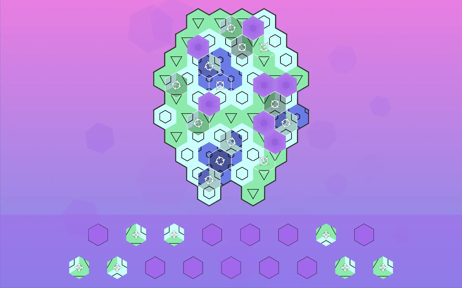 Aurora Hex - Pattern Puzzles | Indus Appstore | Screenshot