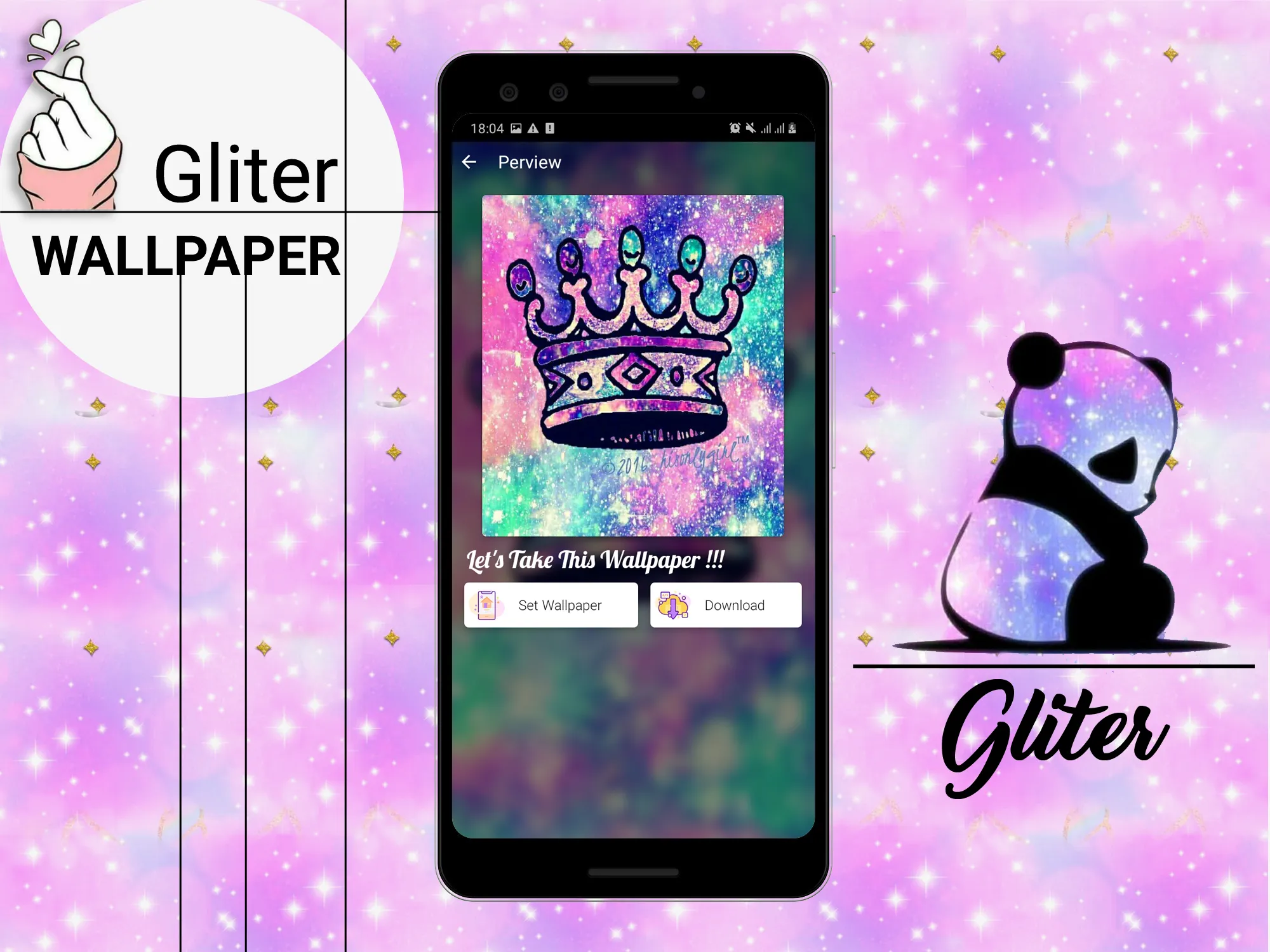 Glitter Wallpaper | Indus Appstore | Screenshot