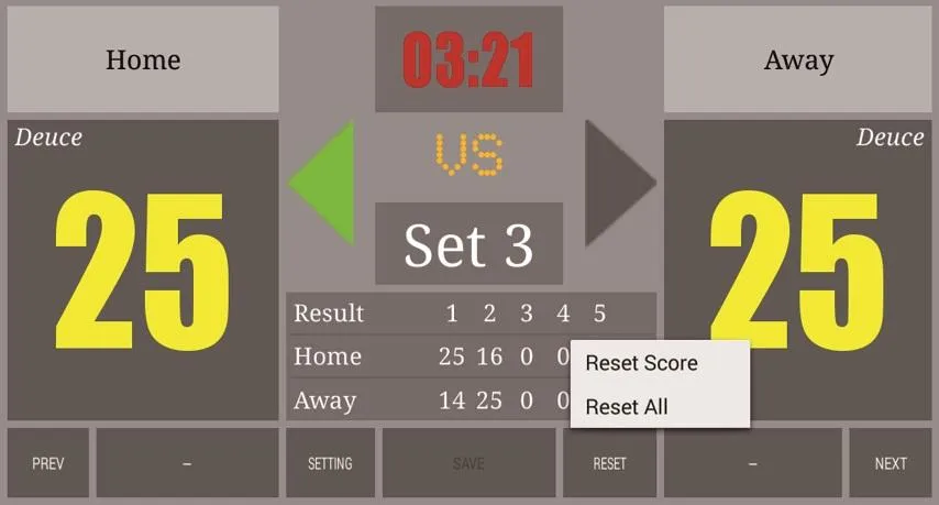 Scoreboard : Volley Ball | Indus Appstore | Screenshot