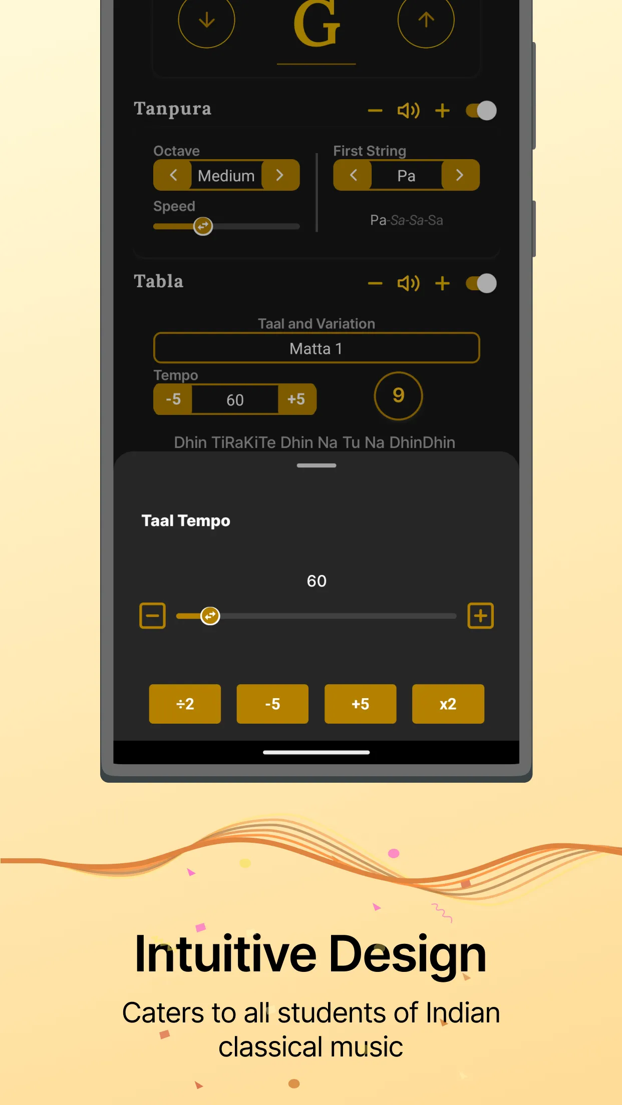 Bandish: Tanpura & Tabla Riyaz | Indus Appstore | Screenshot