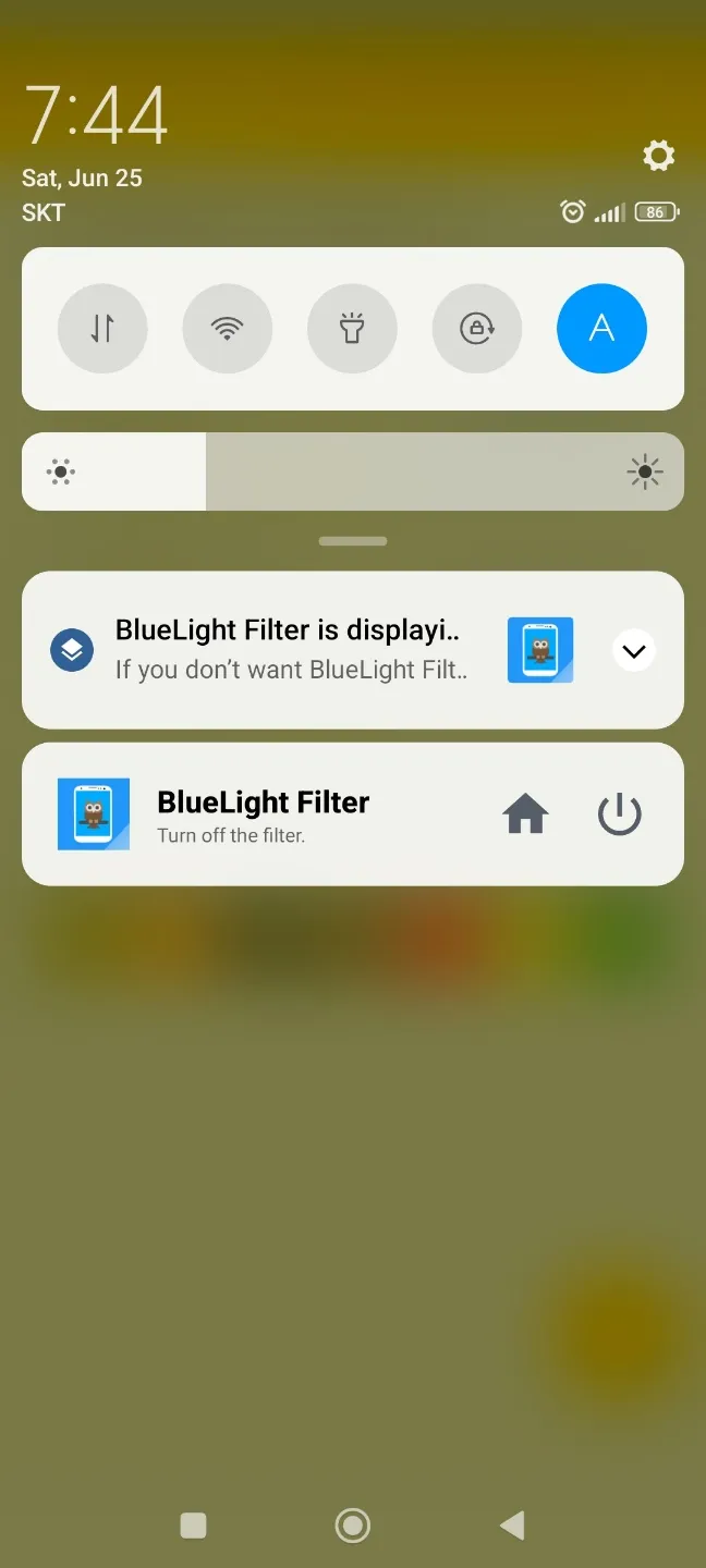 Blue Light Filter-protect eyes | Indus Appstore | Screenshot