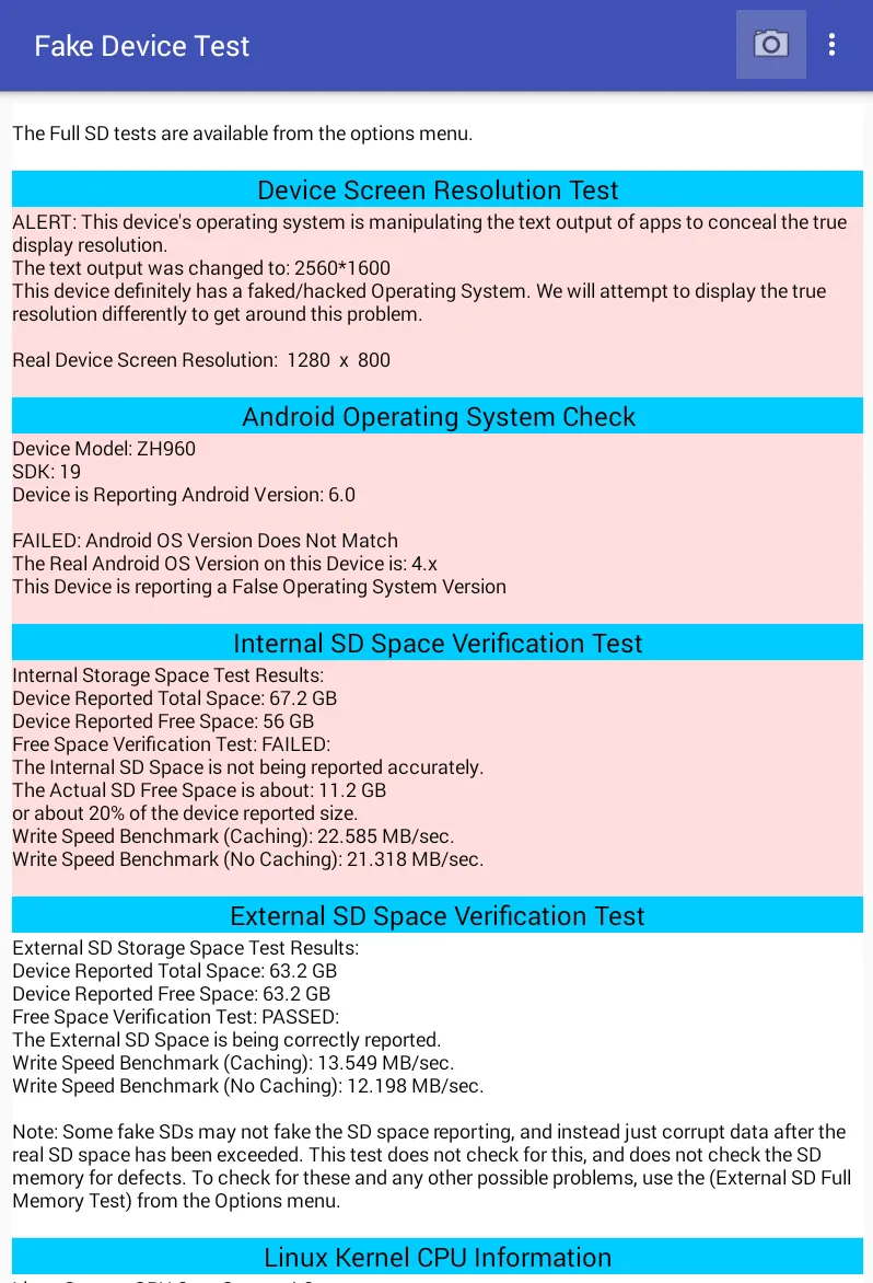 Fake Device Test | Indus Appstore | Screenshot