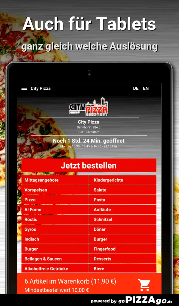 City Pizza Arnstadt | Indus Appstore | Screenshot