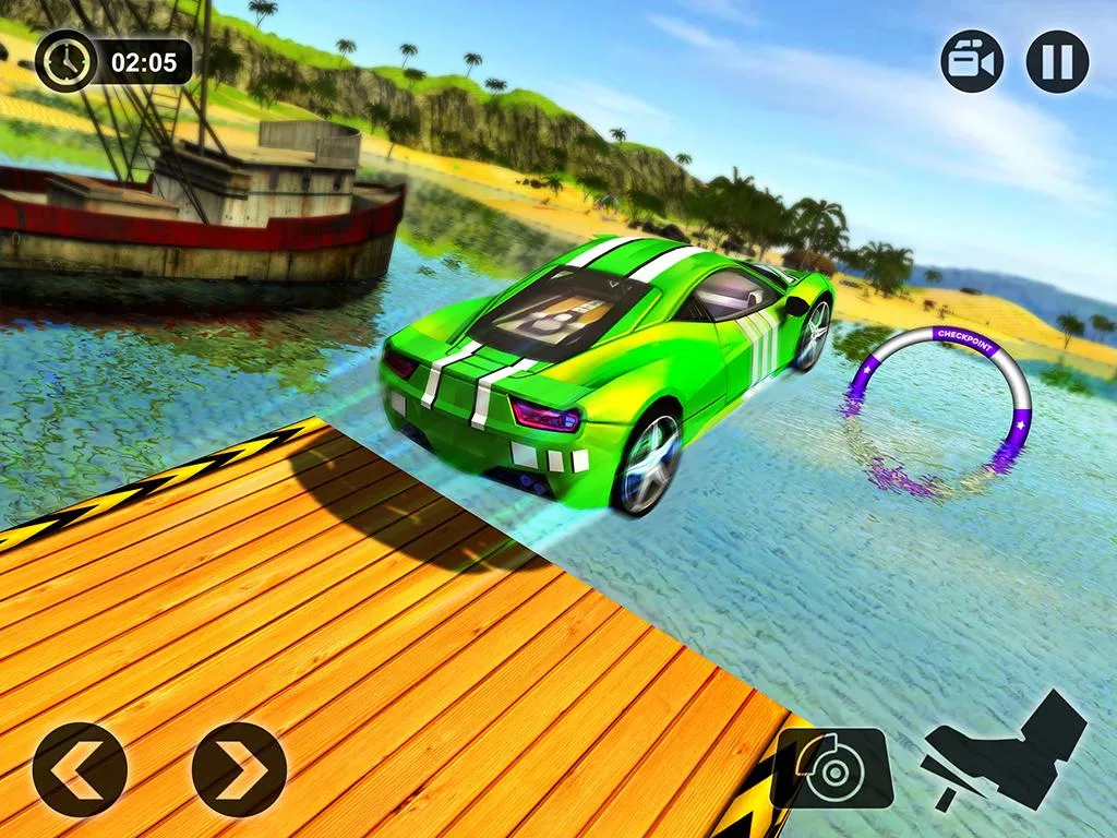 Floating Water Surfer Car Driv | Indus Appstore | Screenshot