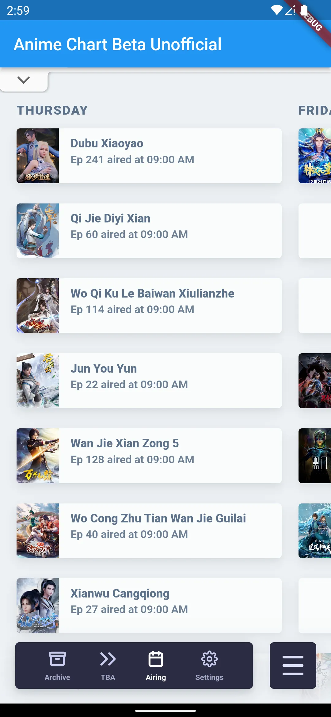 AniChart Beta Unofficial | Indus Appstore | Screenshot