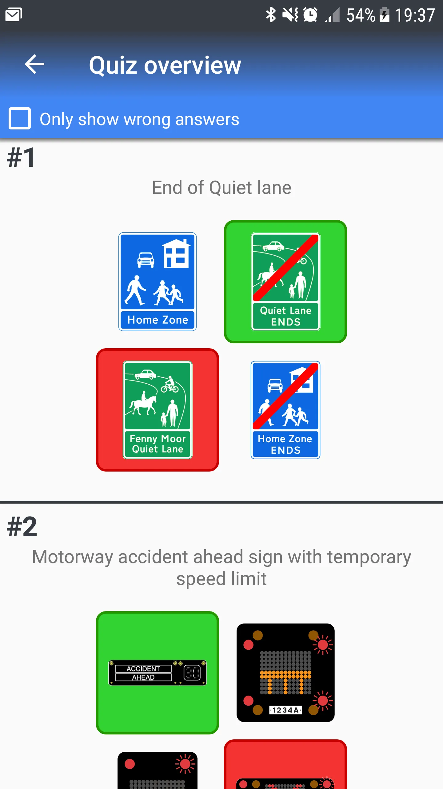 I know traffic signs | Indus Appstore | Screenshot