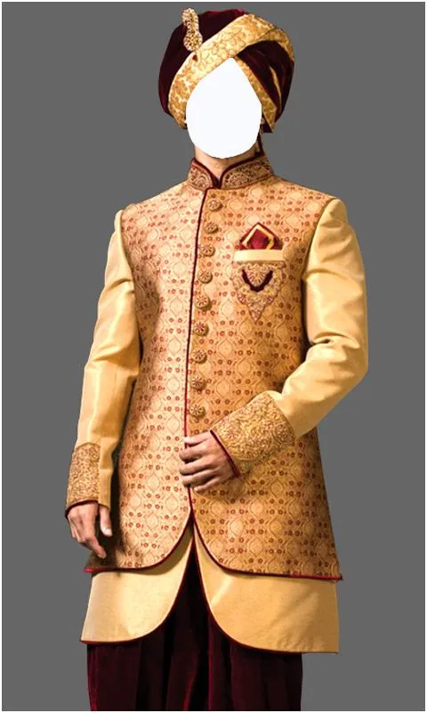 Men Sherwani Dress Photo Suit | Indus Appstore | Screenshot