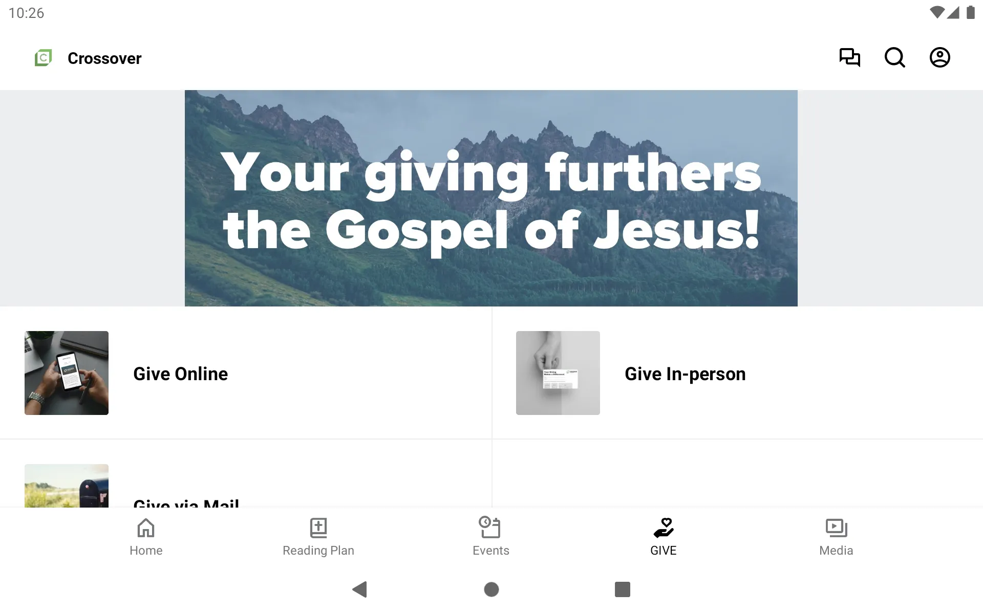 Crossover Church Spokane | Indus Appstore | Screenshot