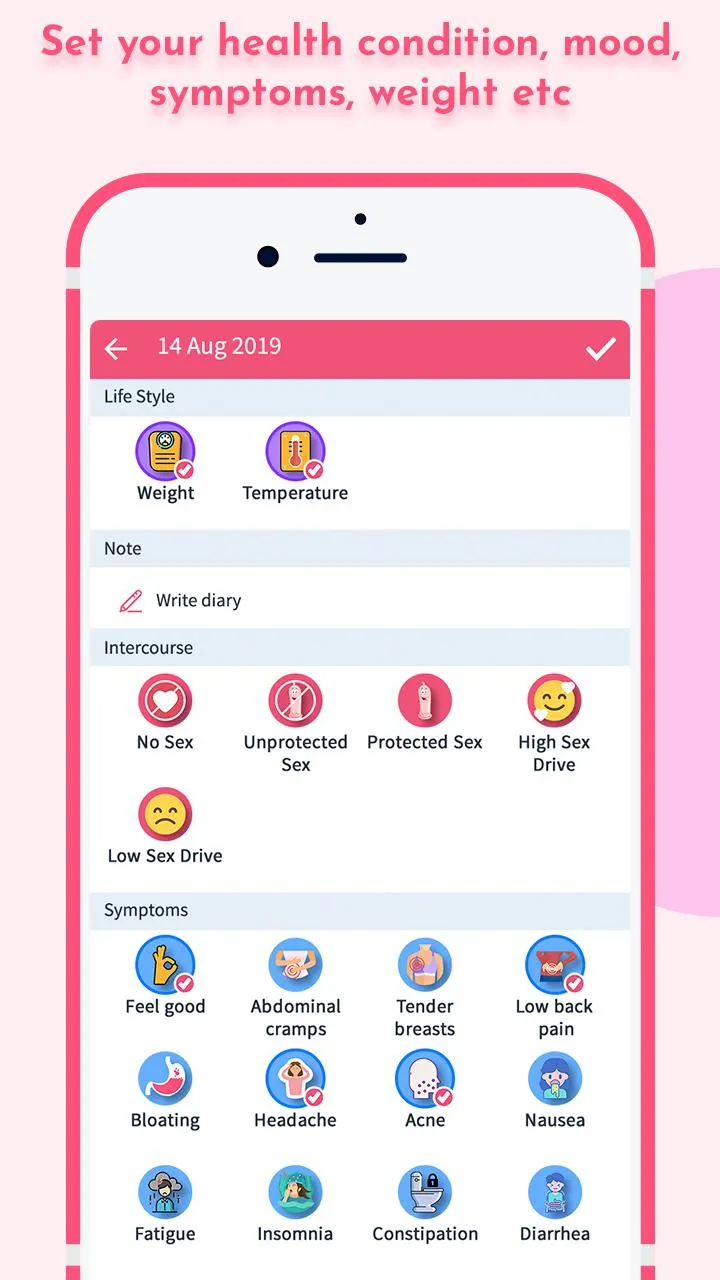 MyPeriod : Period Tracker | Indus Appstore | Screenshot