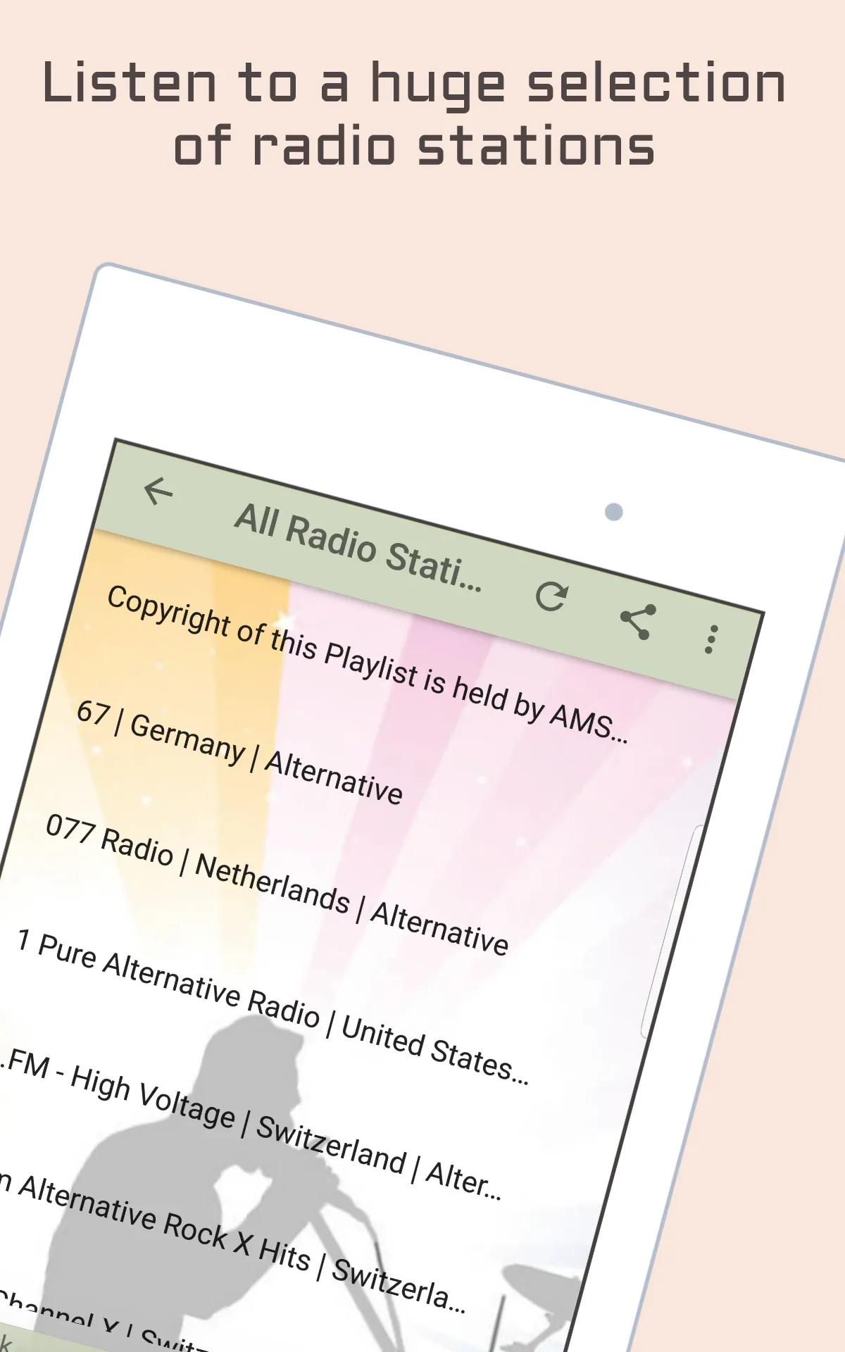 Alternative Music Radio | Indus Appstore | Screenshot