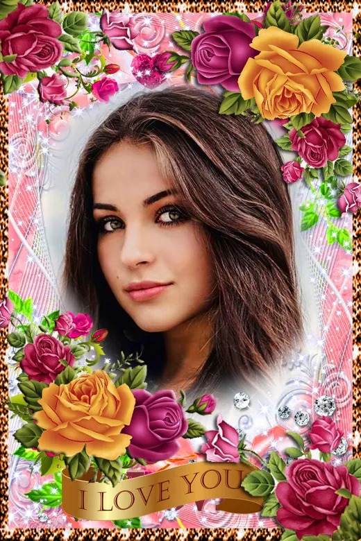 Love Flower Photo Frame | Indus Appstore | Screenshot