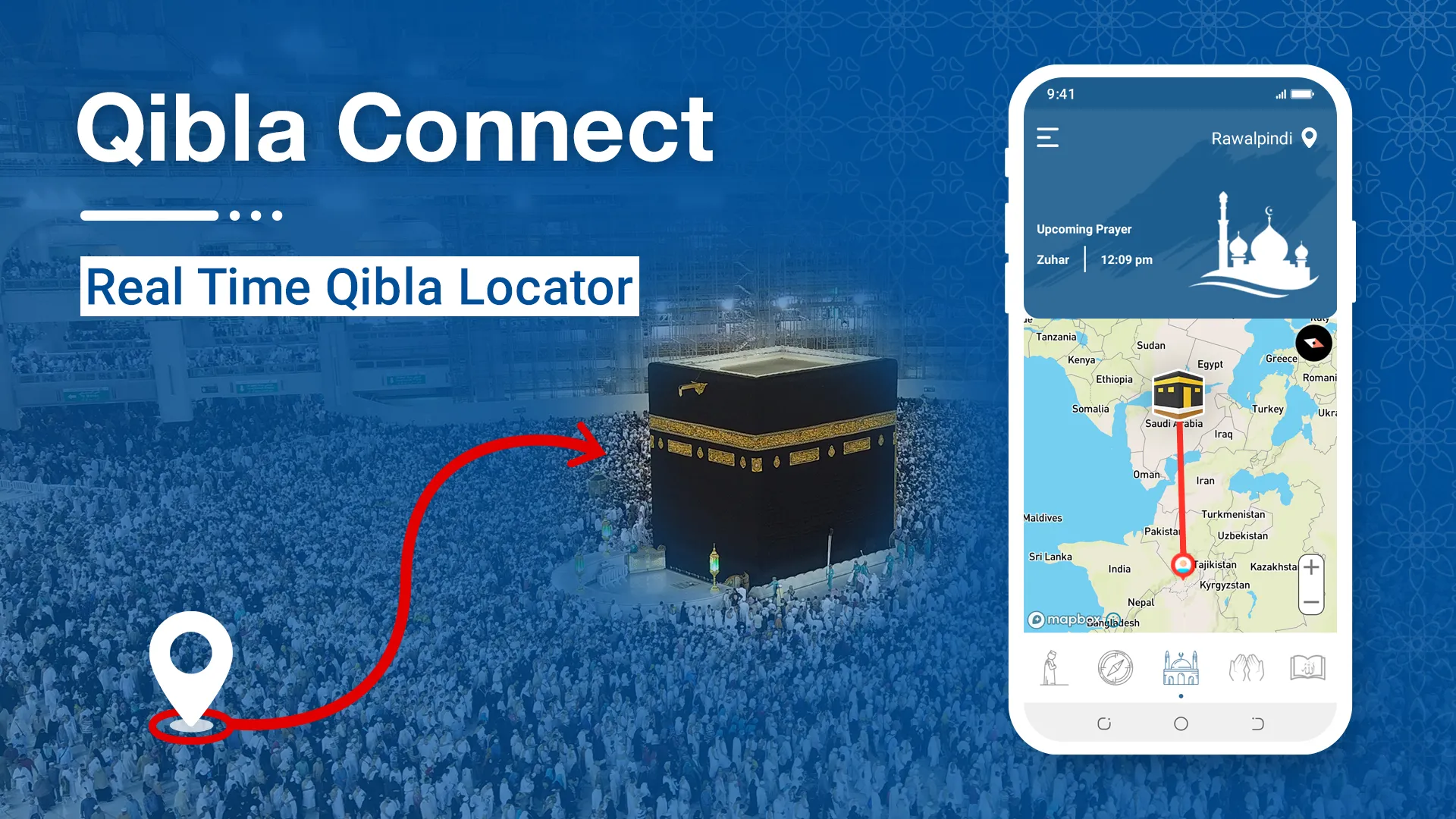 Islamic Compass | Qibla Finder | Indus Appstore | Screenshot