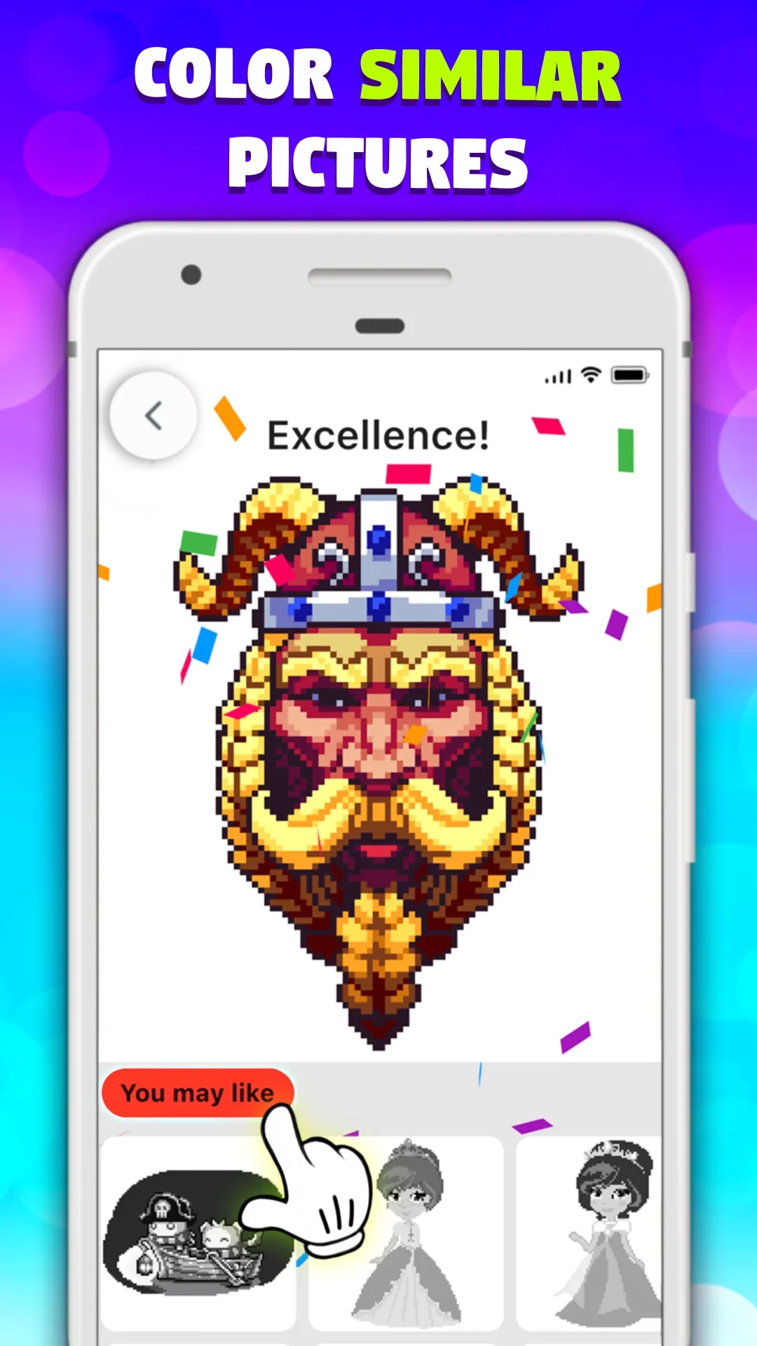 Pixel Art book・Color by number | Indus Appstore | Screenshot